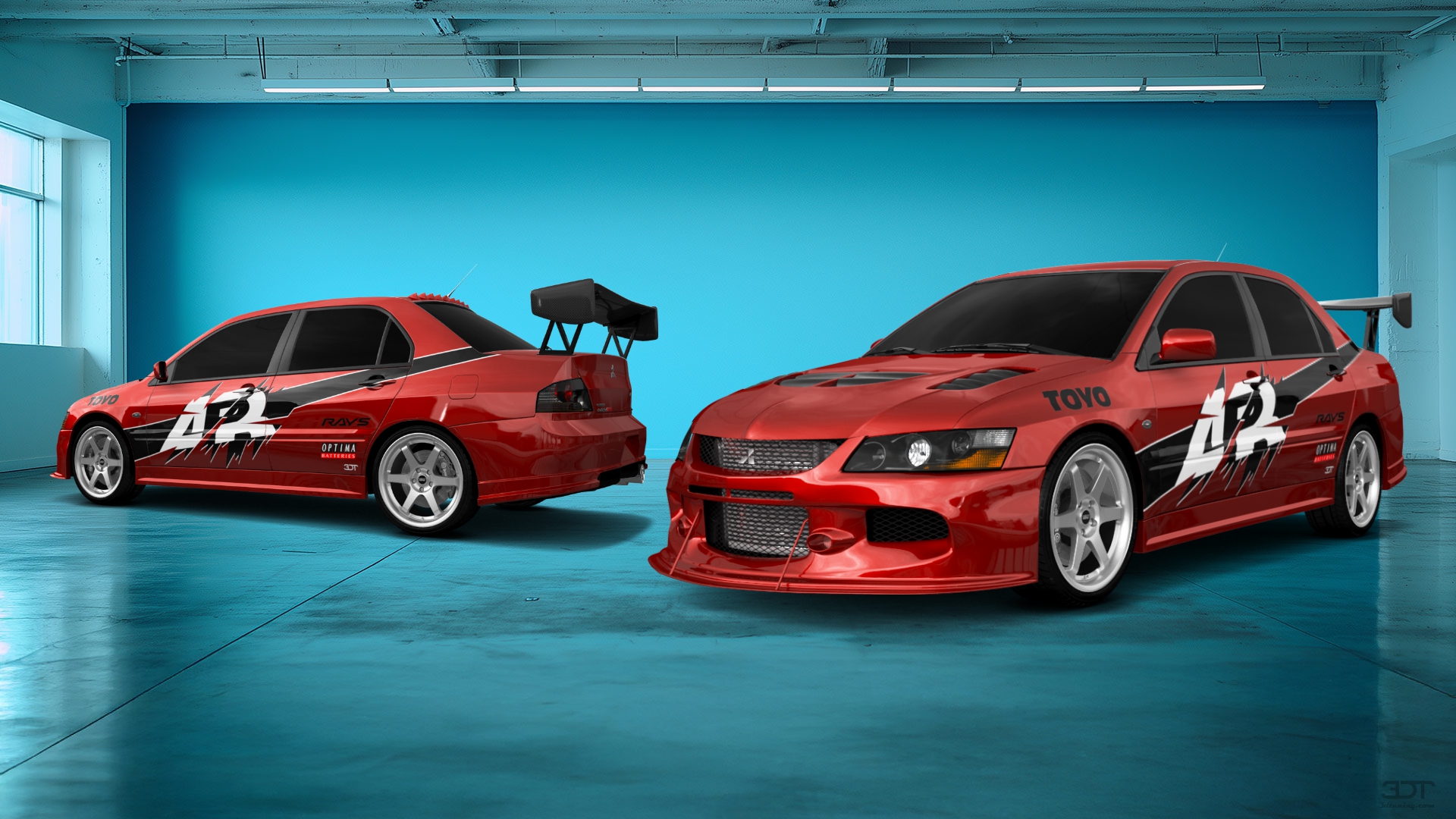 Mitsubishi Lancer Evo IX 4 Door Saloon 2005 tuning