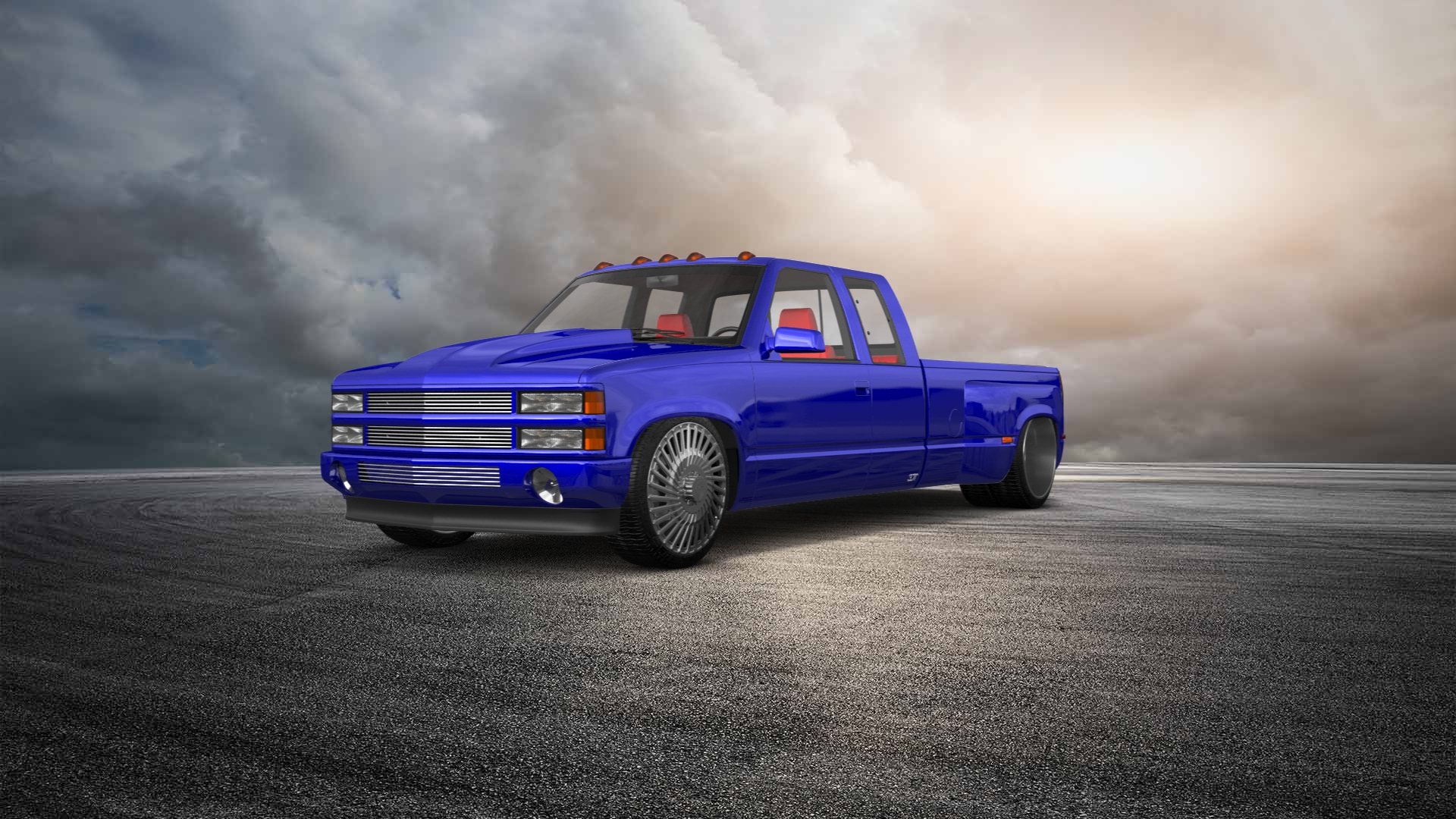 Chevrolet K3500 Extended Cab Pickup Truck 1988