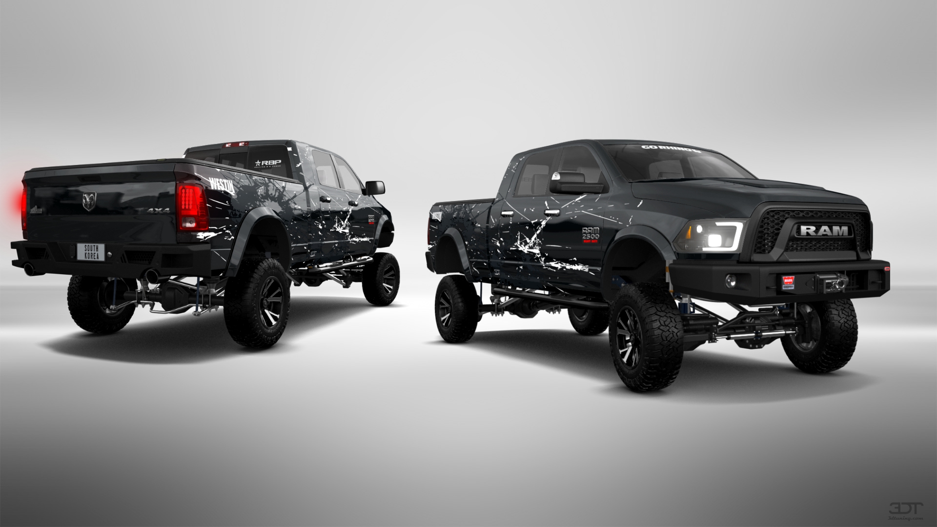 Dodge Ram 2500 Mega Cab 6.4 ft box 4 Door pickup truck 2010