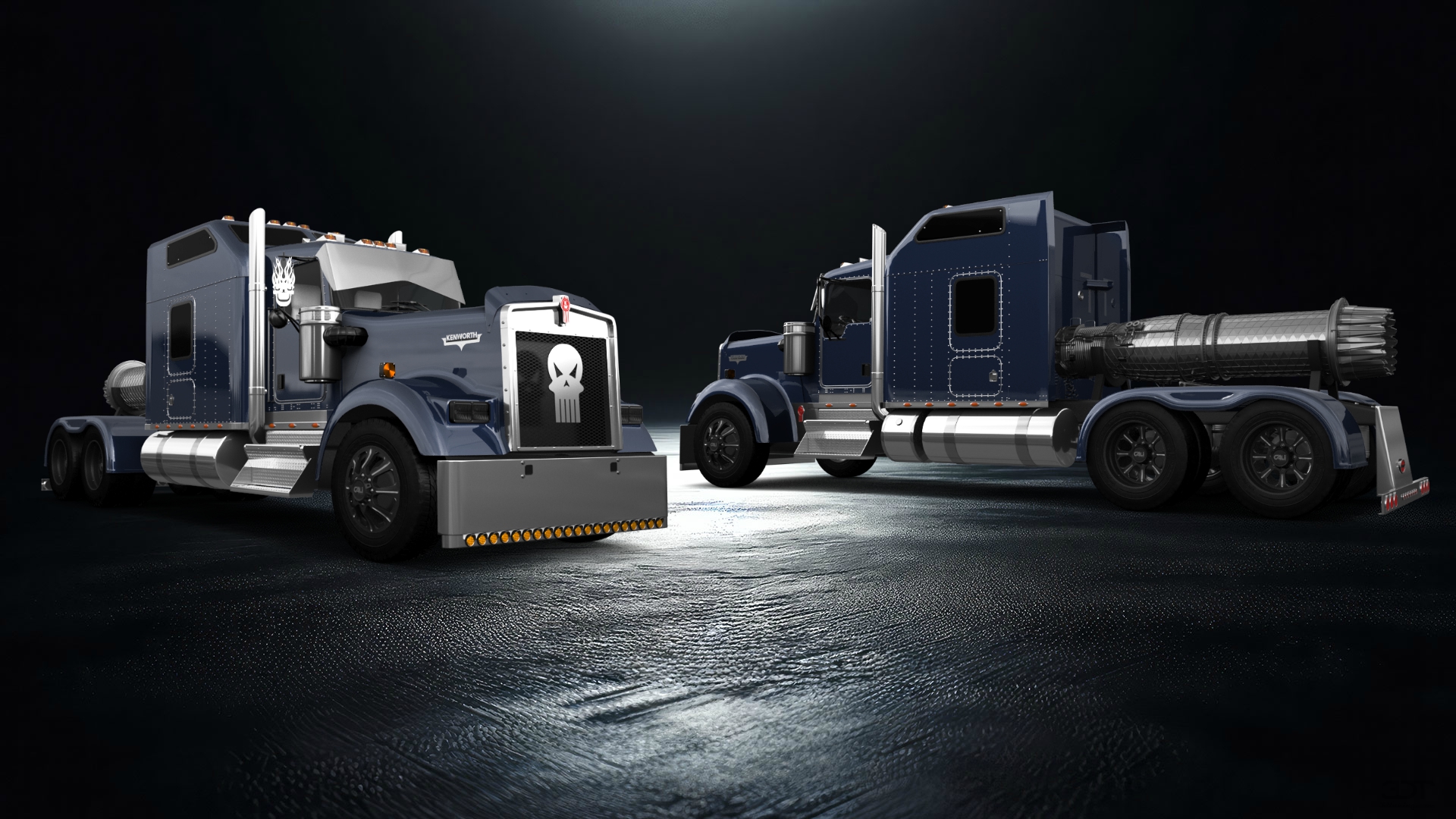Kenworth W900 Sleeper Cab Truck 2015