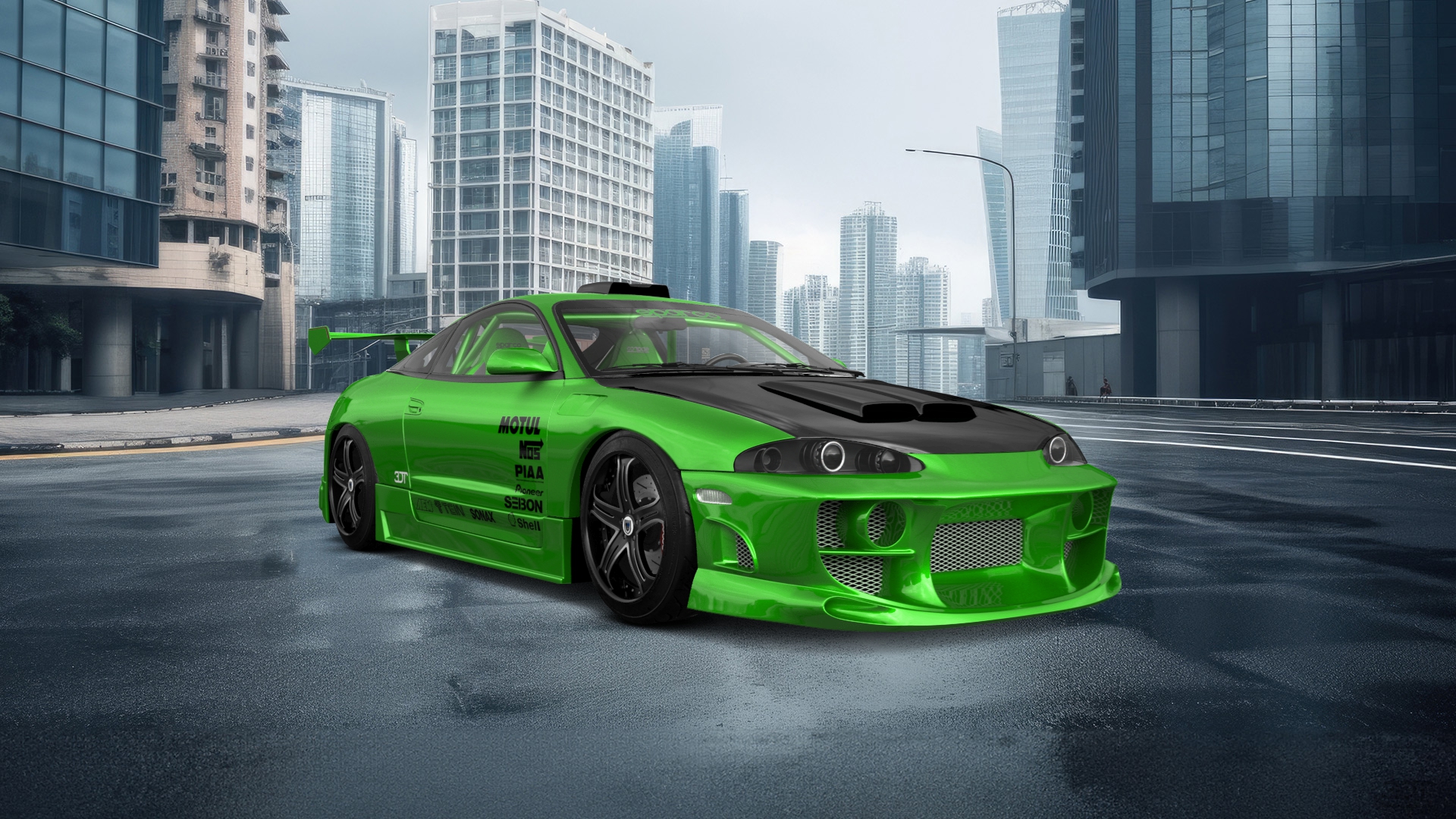 Mitsubishi Eclipse GSX Coupe 1995 tuning