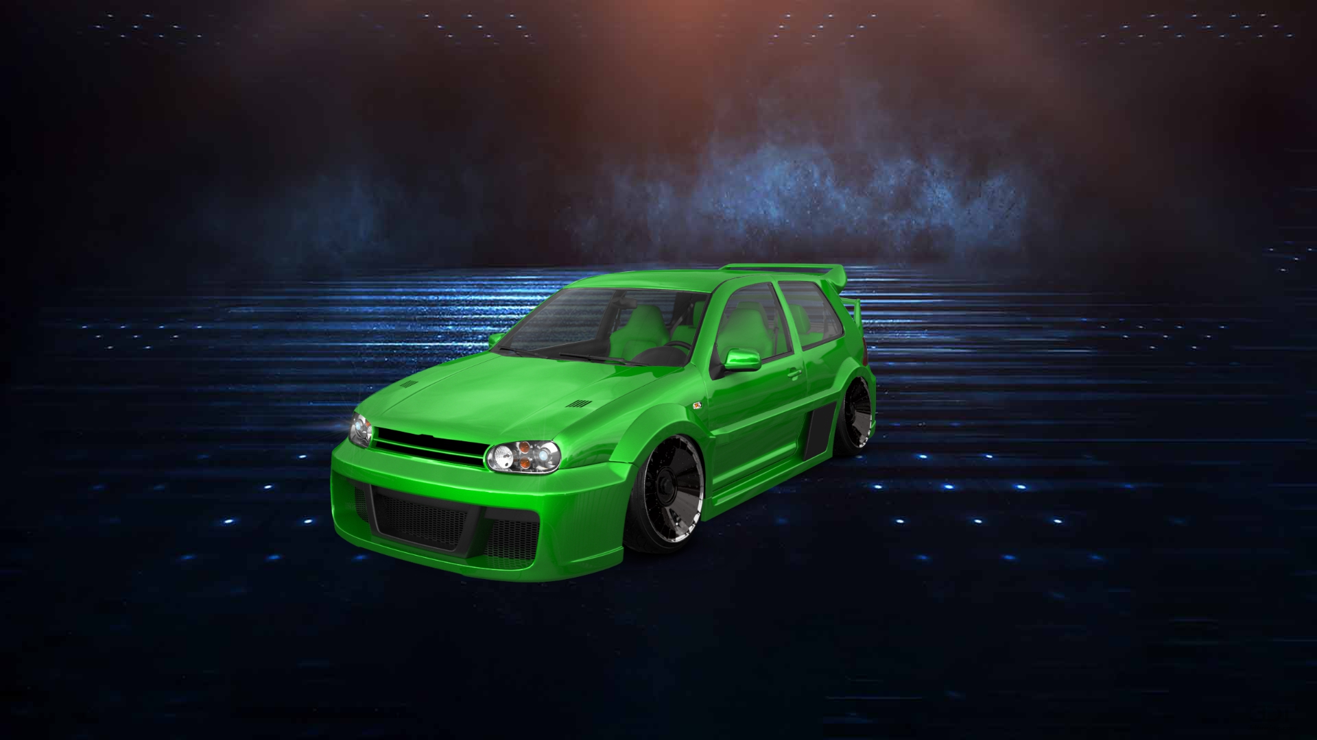 Volkswagen Golf 4 (mk4) 3 Door Hatchback 1997 tuning