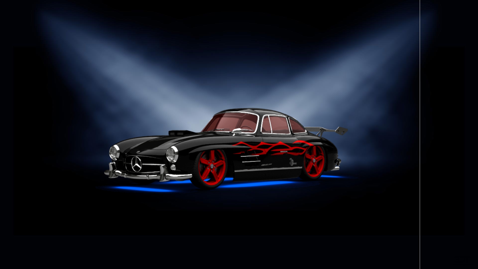 Mercedes 300SL Convertible 1954 tuning