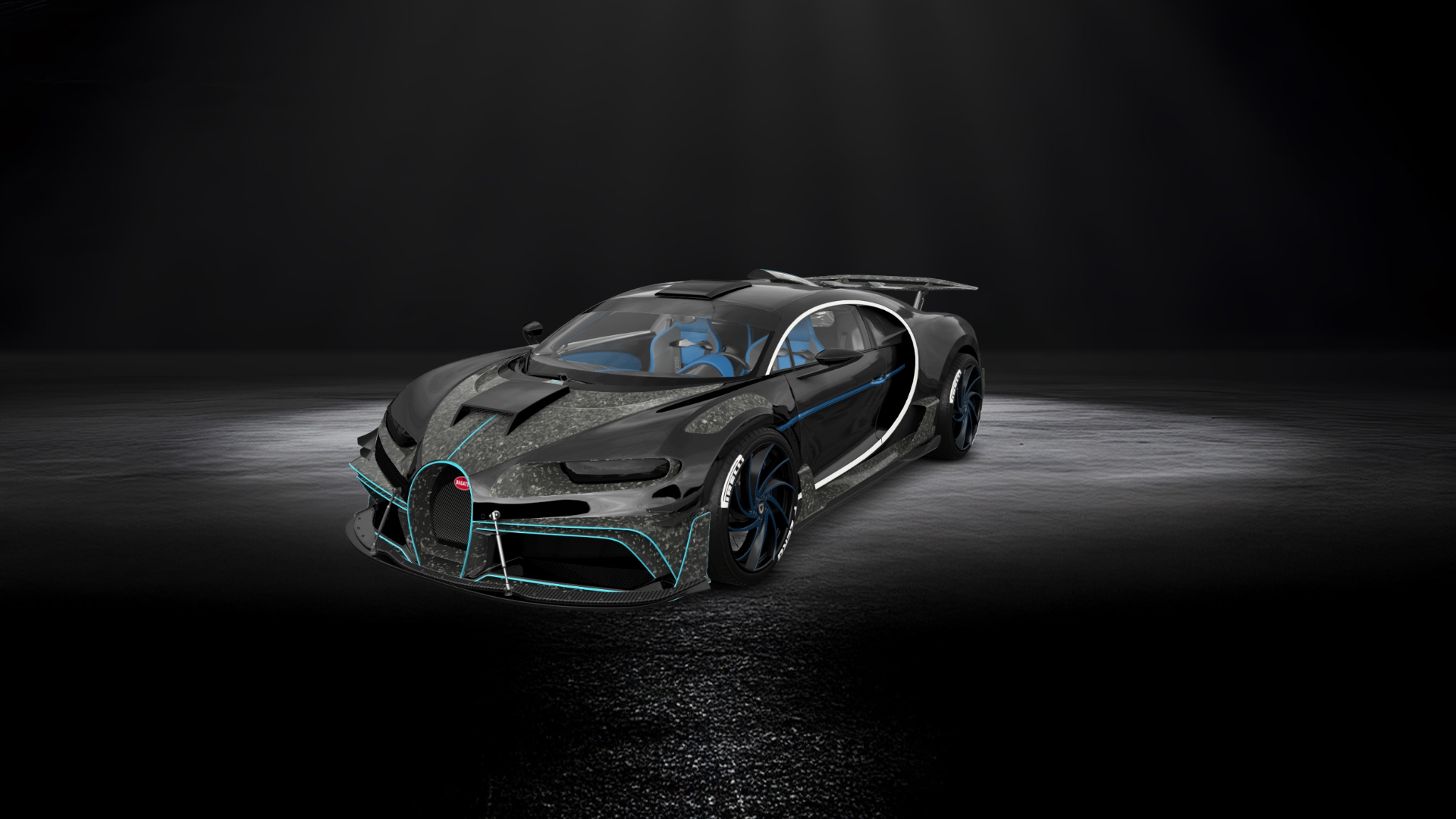 Bugatti Chiron 2 Door Coupe 2016 tuning