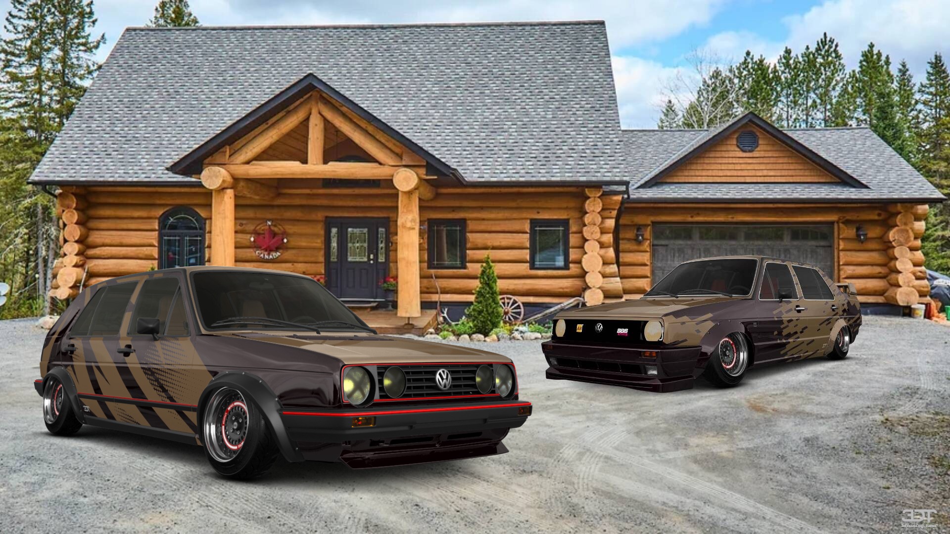 Tuning Volkswagen Golf Mk2 5 Door Hatchback 1983