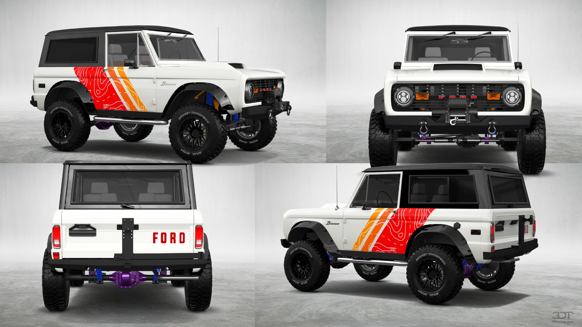 Ford Bronco 3 Door SUV 1965