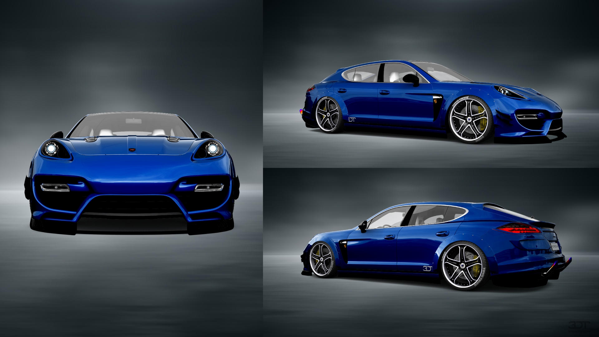 Porsche Panamera 4 door fastback saloon 2011