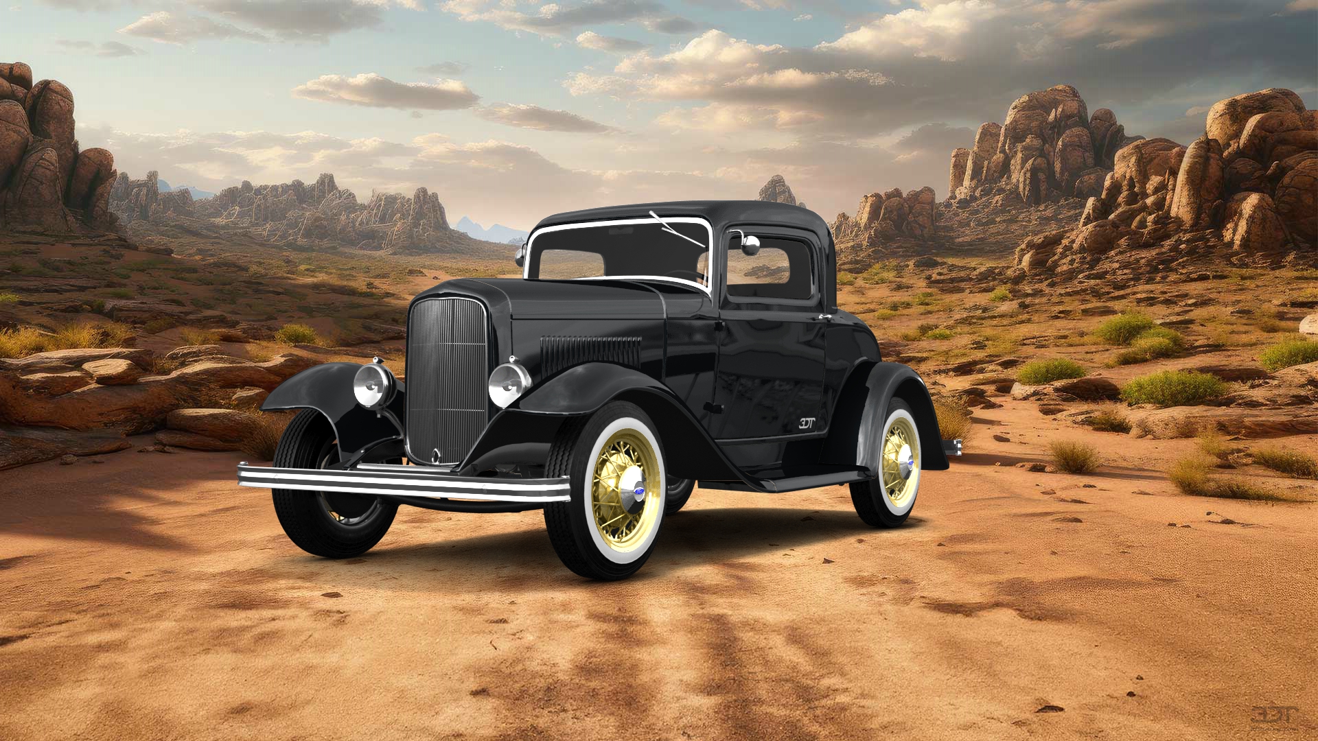 Ford Model B Deluxe 2 Door Coupe 1932