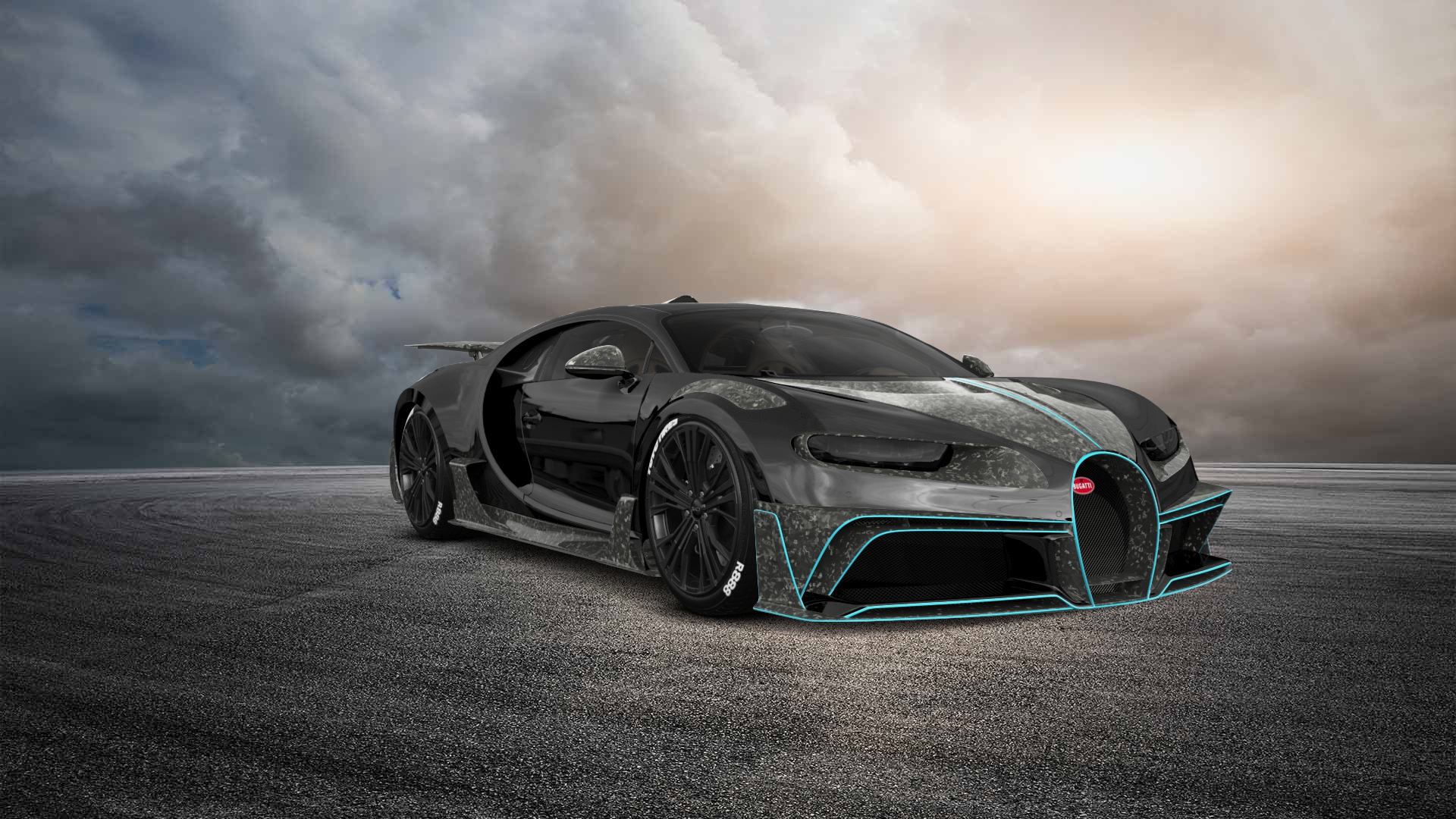 Bugatti Chiron 2 Door Coupe 2016 tuning
