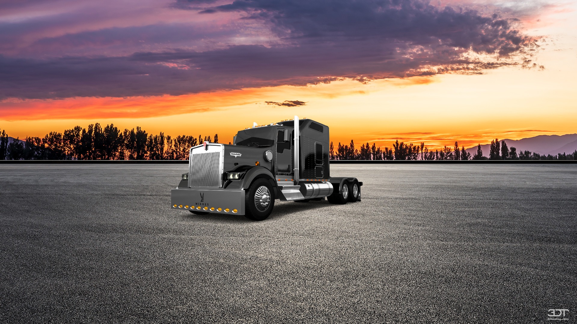 Kenworth W900 Sleeper Cab Truck 2015 tuning