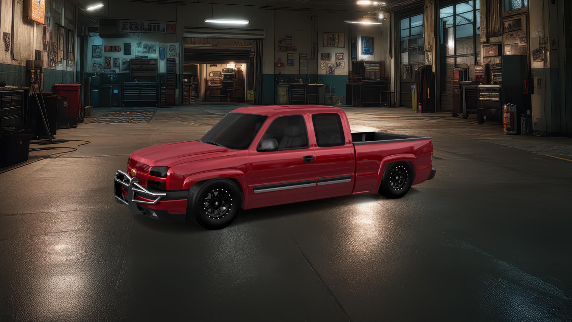 Chevrolet Silverado 1500 Extended Cab 6.5ft box 4 Door Truck 2003 tuning