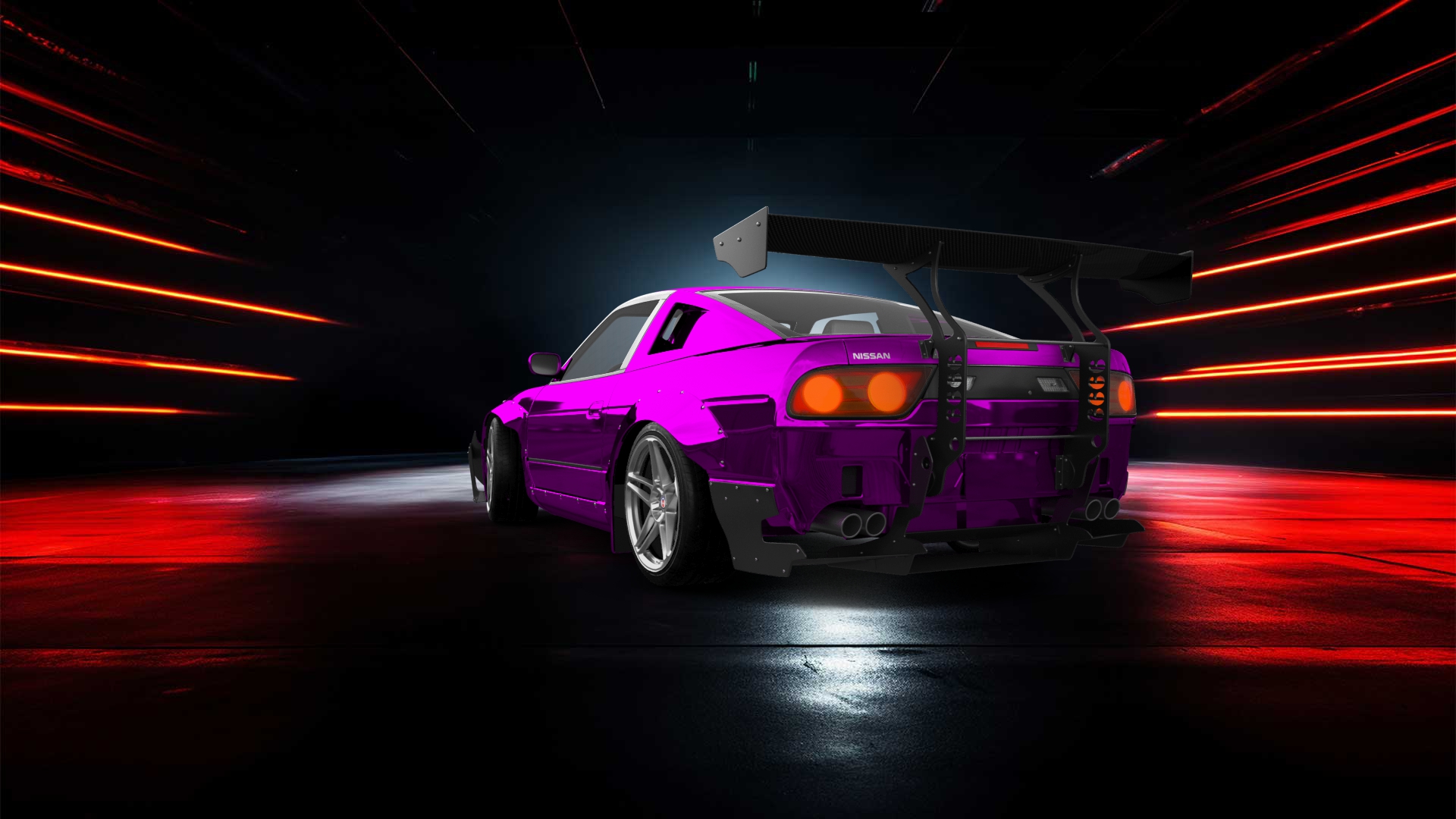 Nissan 240SX 3 Door Hatchback 1989 tuning