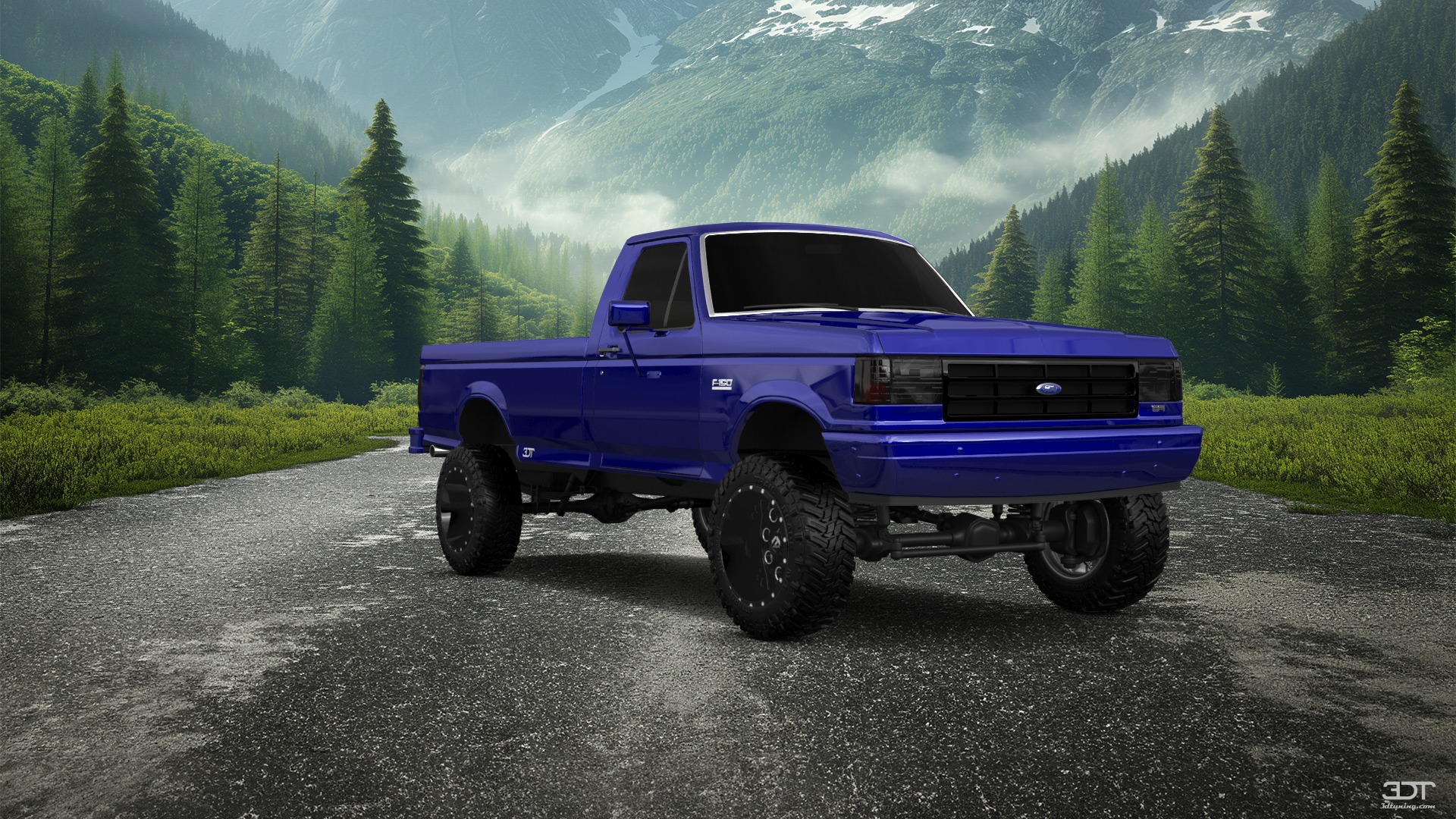 Ford F-150 2 Door pickup truck 1987 tuning