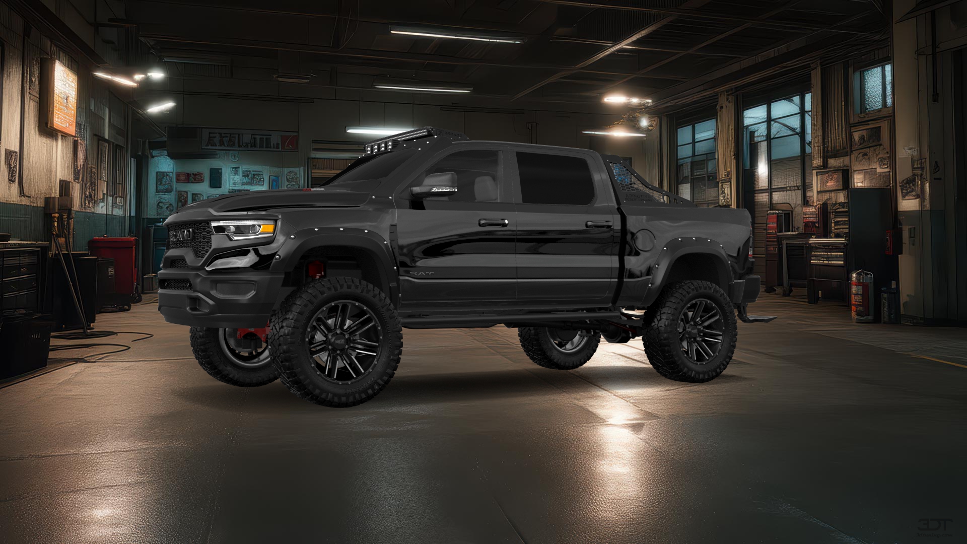 Dodge Ram 1500 TRX 4 Door pickup truck 2021 tuning