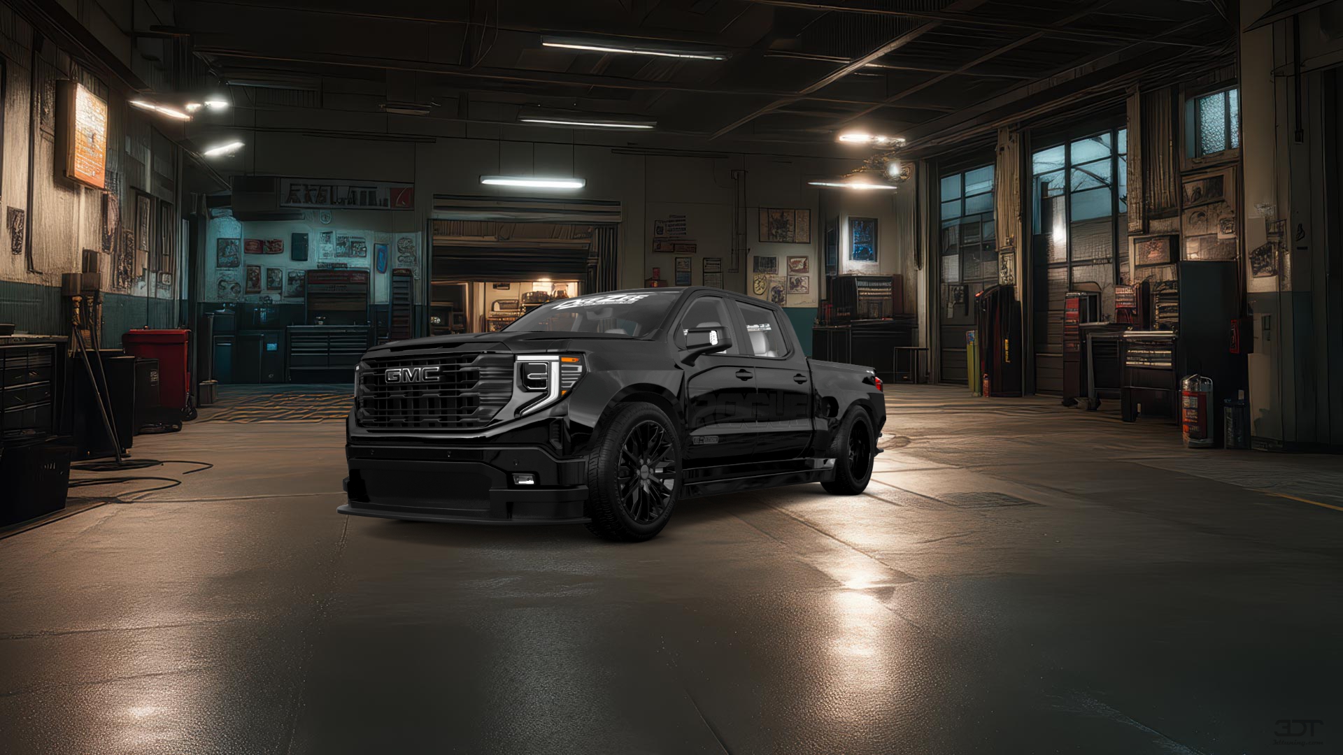 GMC Sierra 1500 Crew Cab 5.8 ft box 4 Door pickup truck 2023 tuning