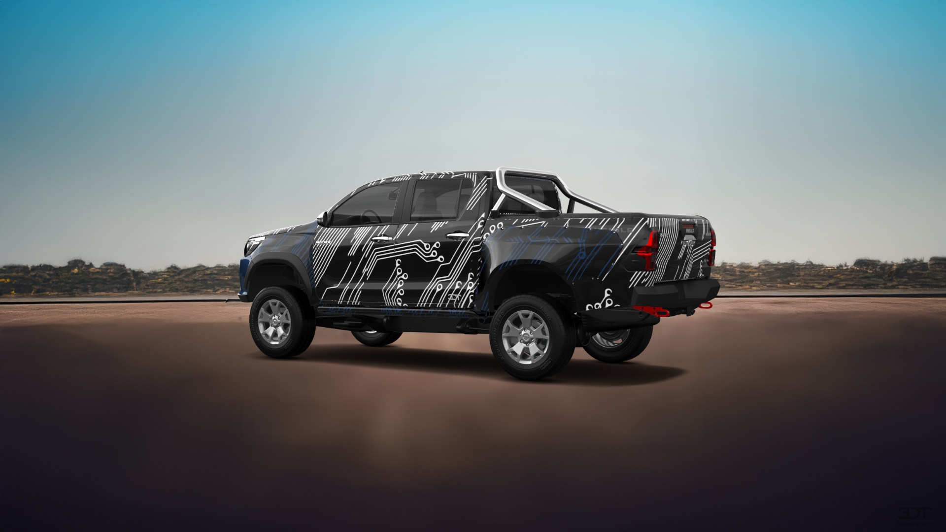 Toyota Hilux Double Cab 4 Door pickup truck 2015 tuning