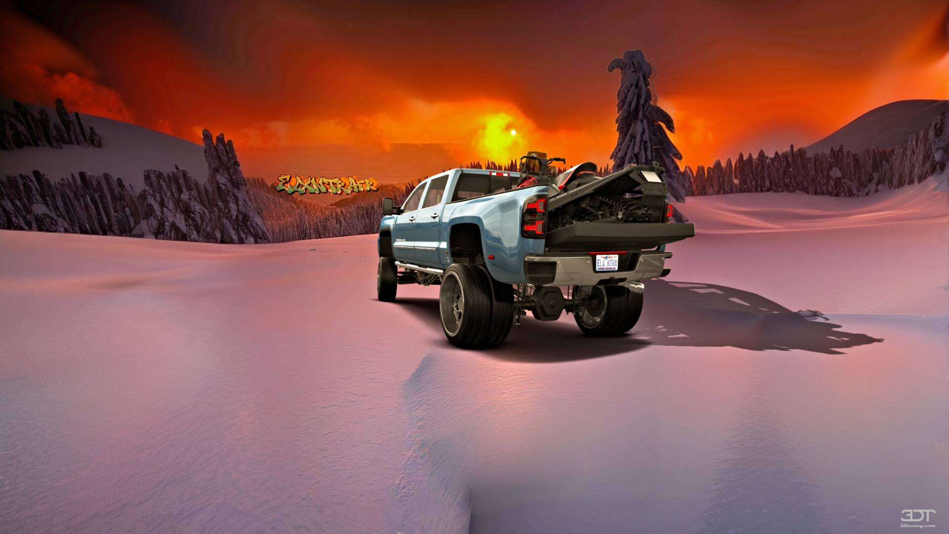 GMC Sierra 3500 HD Crew Cab 4 Door pickup truck 2015 tuning