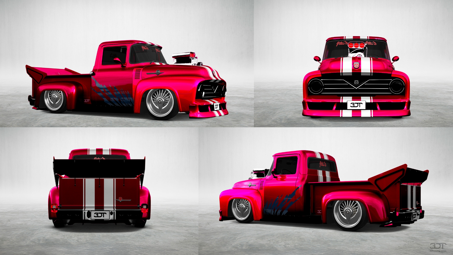 Ford F-100 2 Door truck 1956 tuning