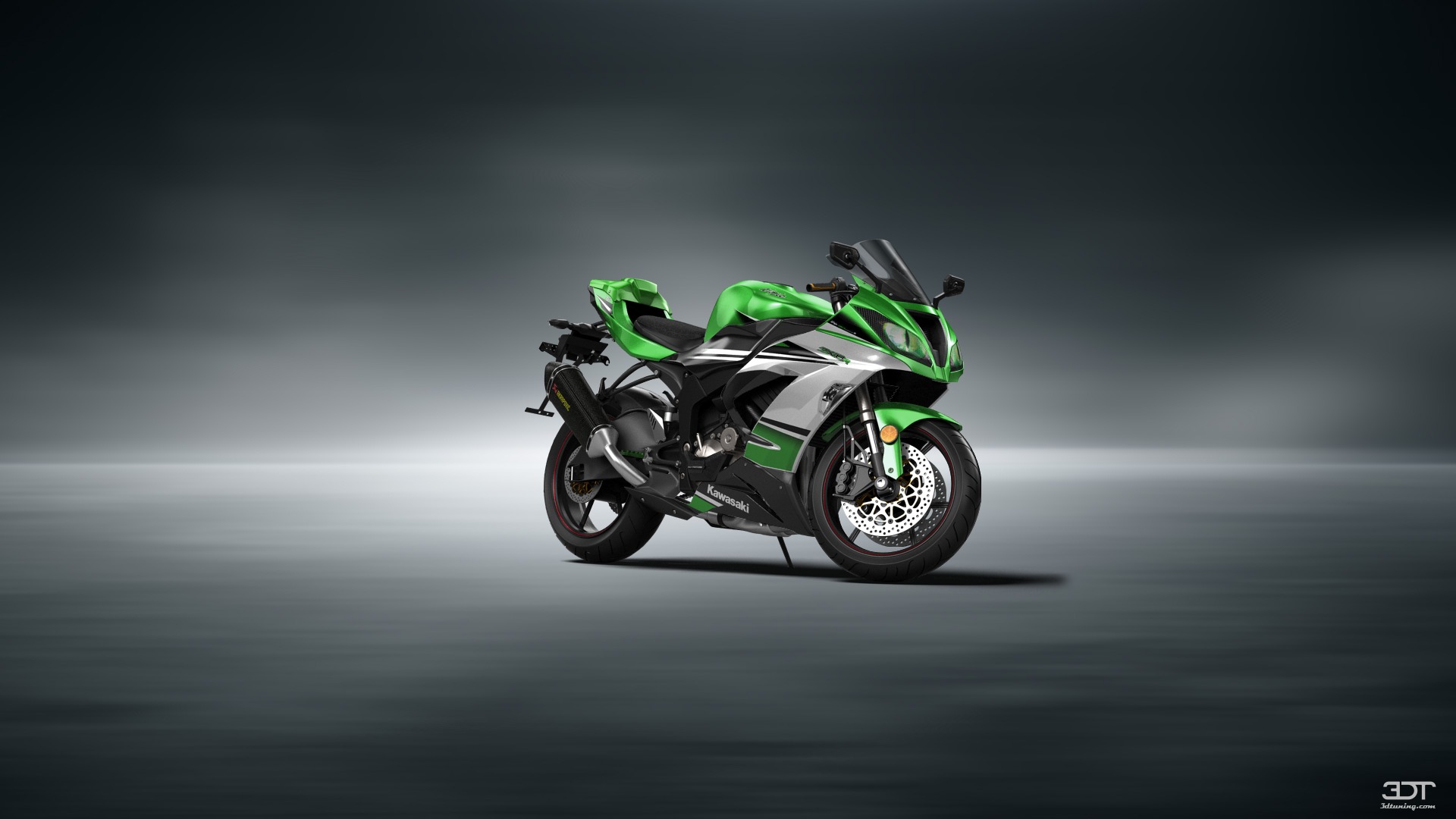 Tuning Kawasaki Ninja ZX 6R Sport Bike 2015
