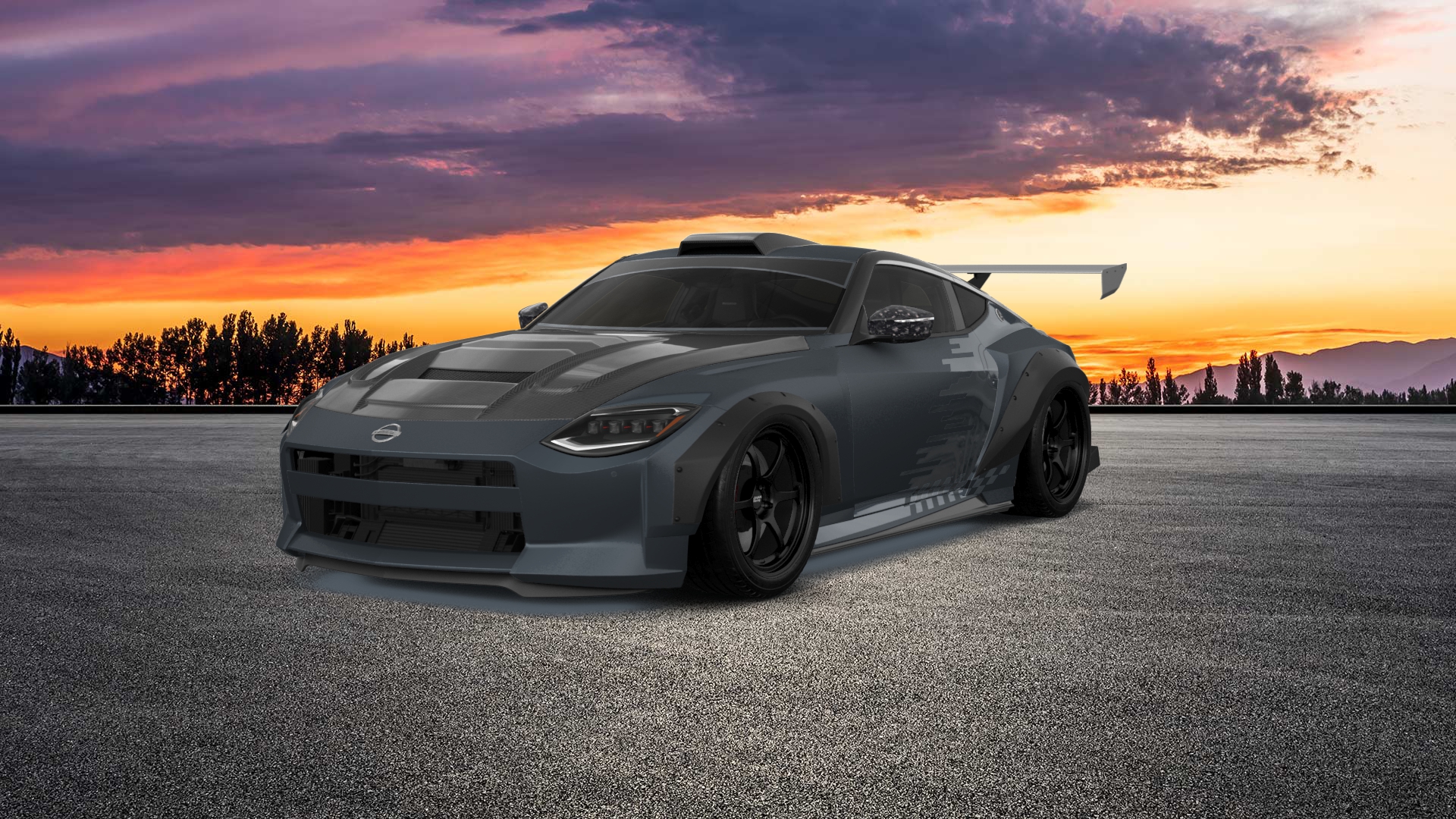 Nissan Z 2 door fastback coupe 2022 tuning
