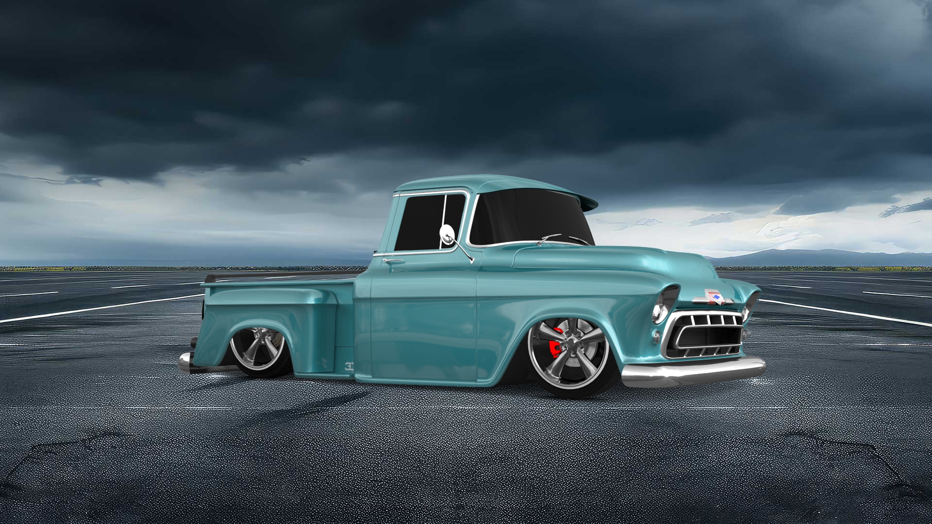 Chevrolet 3100 2 Door pickup truck 1955 tuning