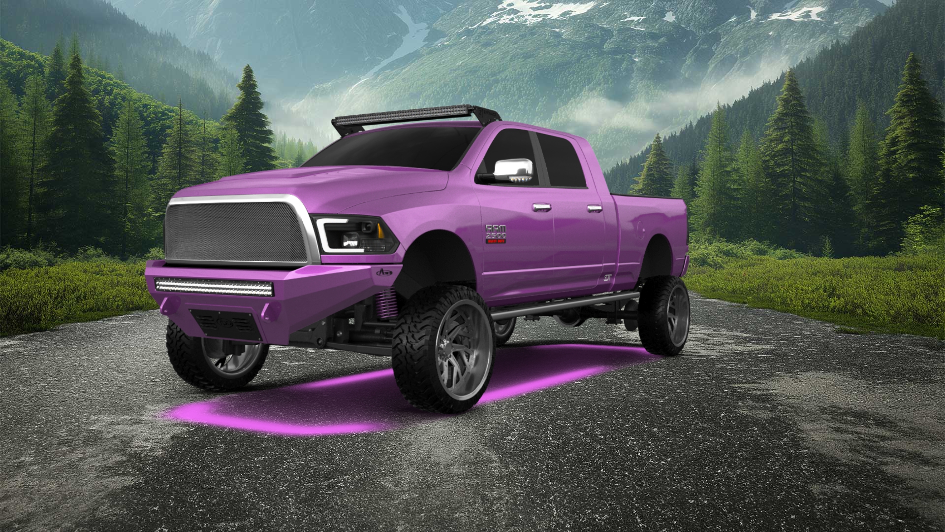 Dodge Ram 2500 Mega Cab 6.4 ft box 4 Door pickup truck 2010