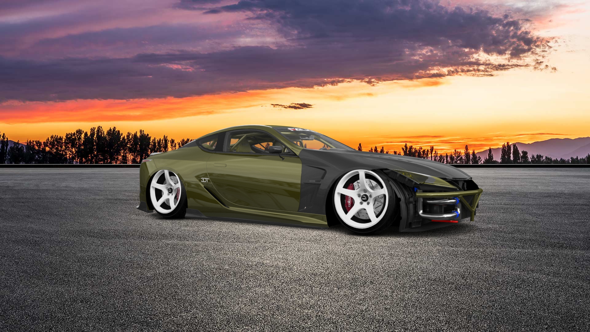 Lexus LC500 2 door fastback coupe 2017