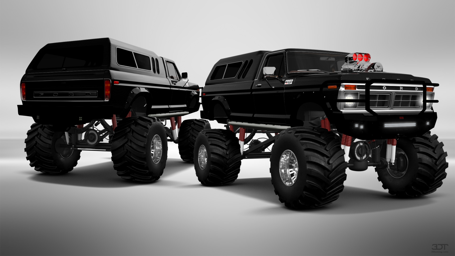 Ford F-350 Dually 2 Door pickup truck 1974 tuning