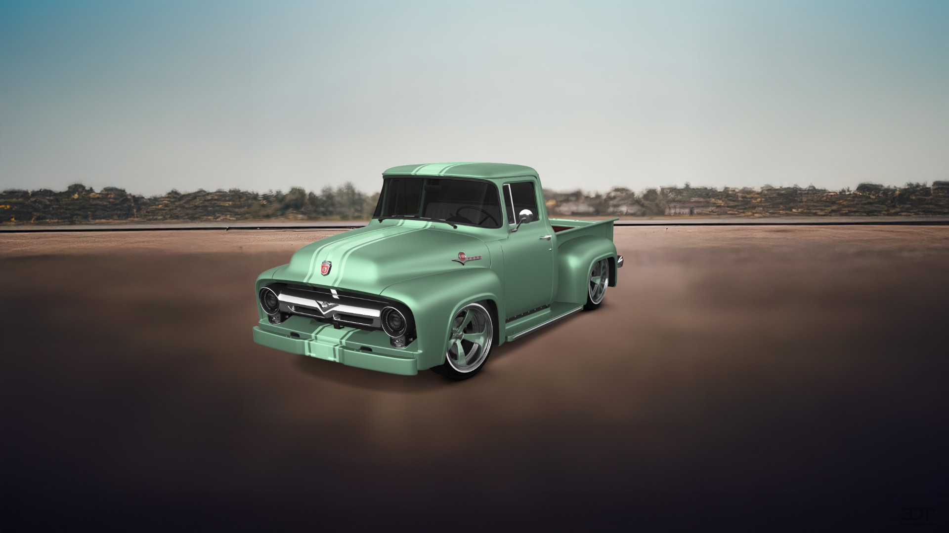Ford F-100 2 Door truck 1956