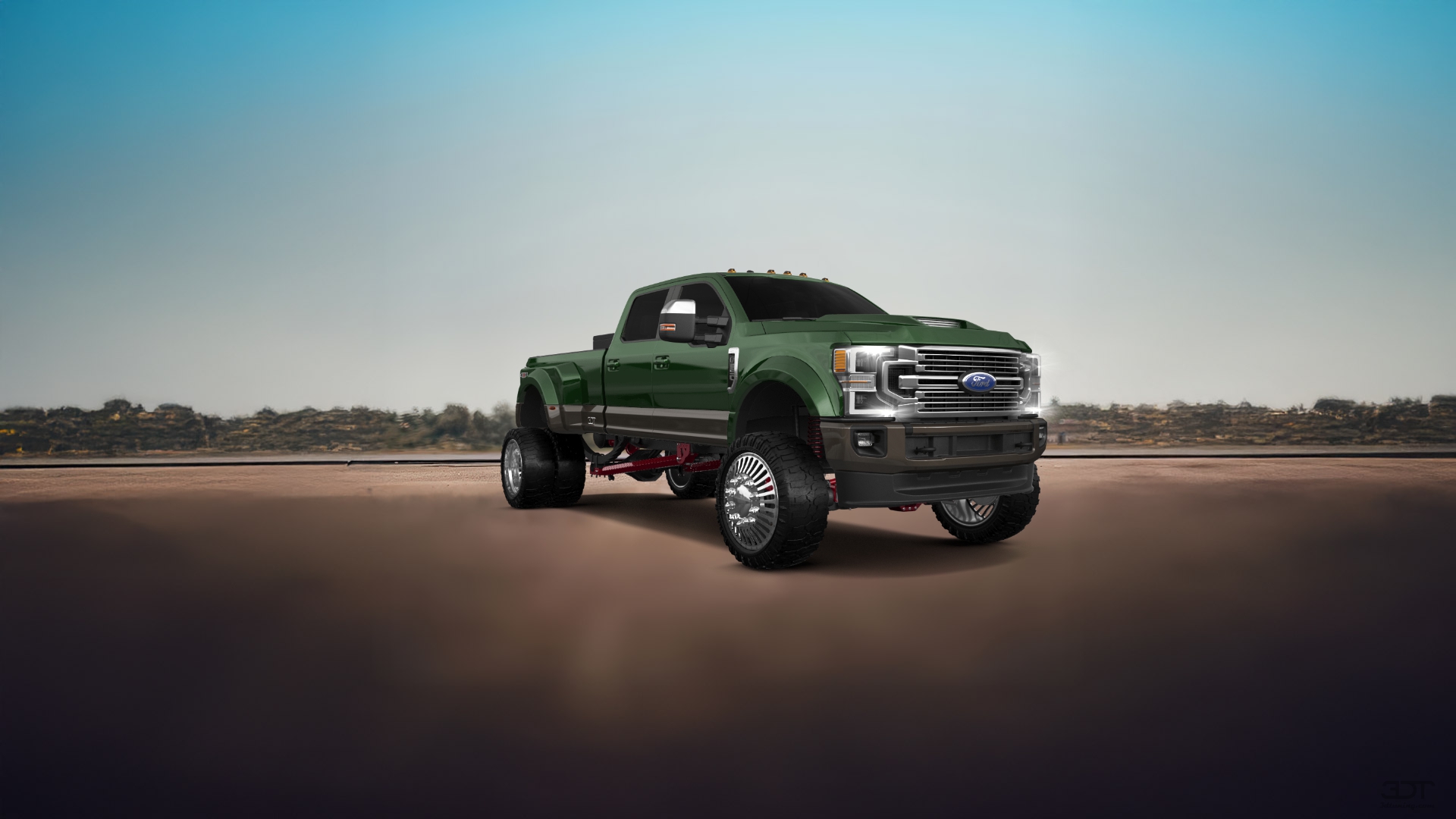 Ford F-350 DRW 4 Door pickup truck 2021 tuning