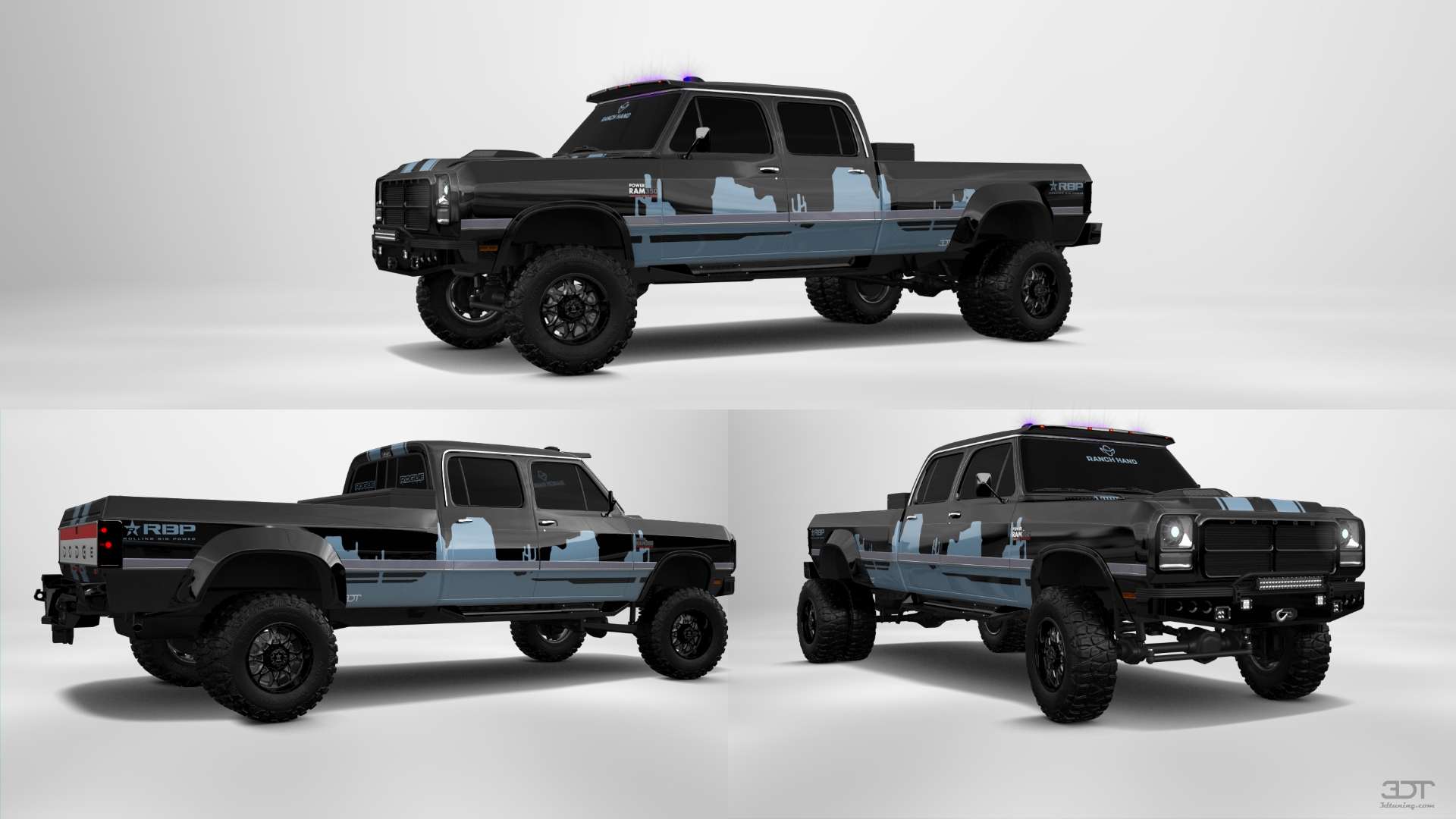 Dodge Ram 350 4 Door pickup truck 1991