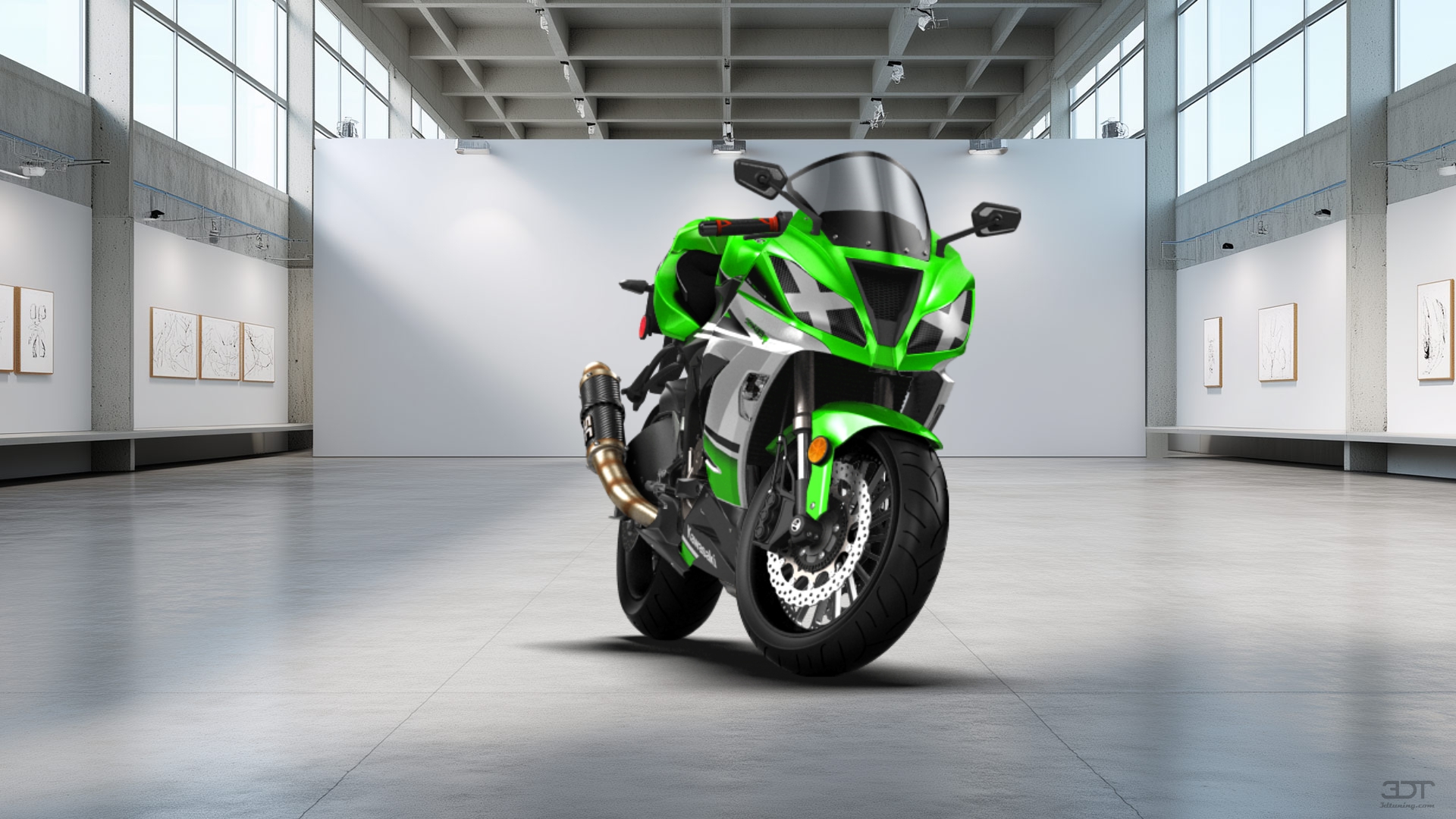 Kawasaki Ninja ZX 6R Sport Bike 2015 tuning
