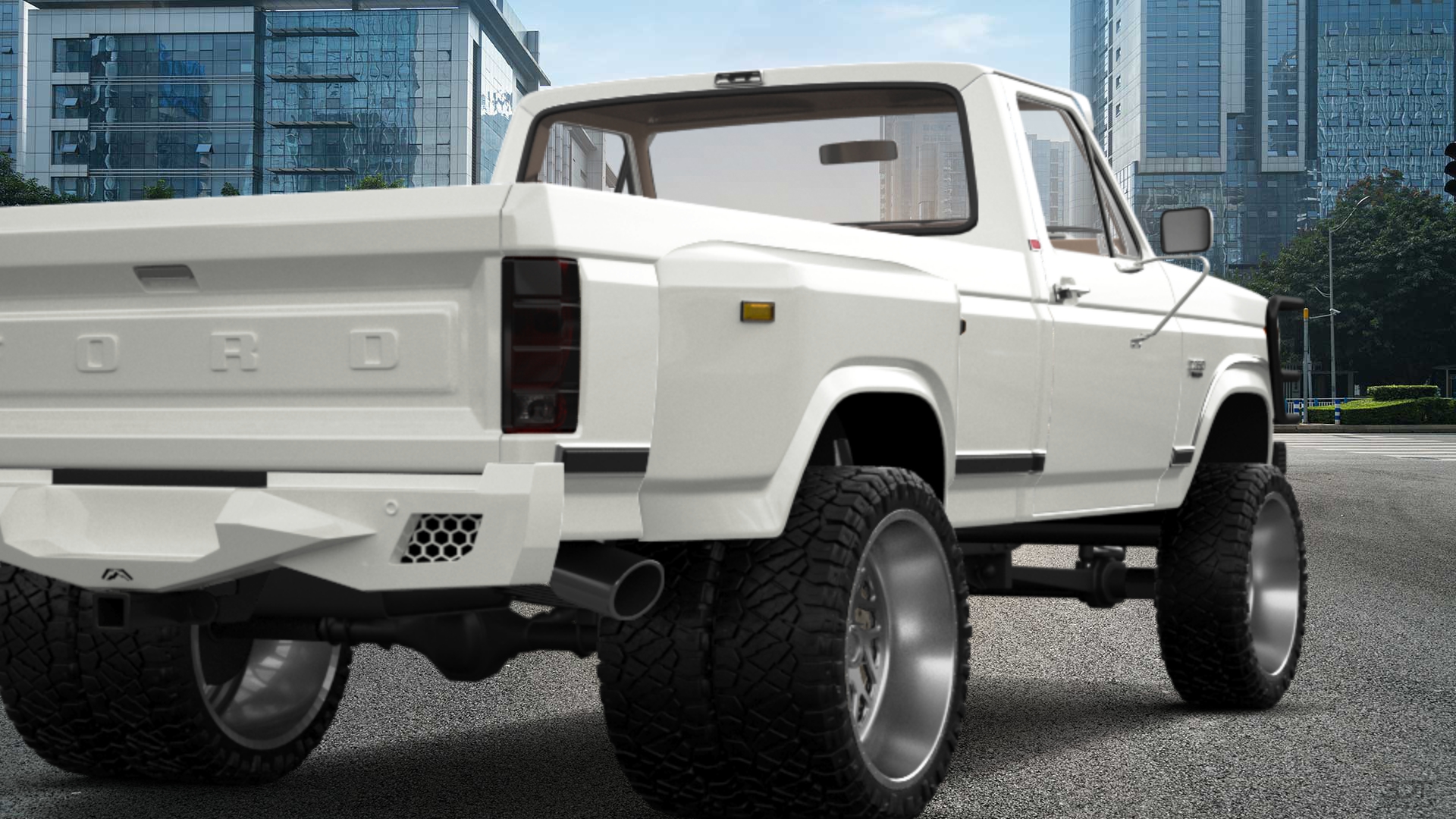 Ford F-350 Dually Regular Cab 2 Door pickup truck 1980 tuning