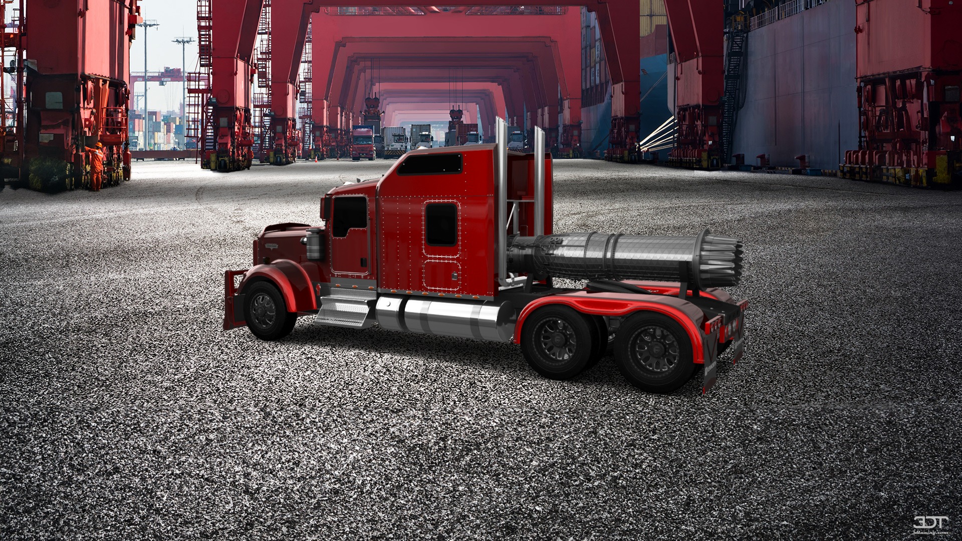 Kenworth W900 Sleeper Cab Truck 2015 tuning