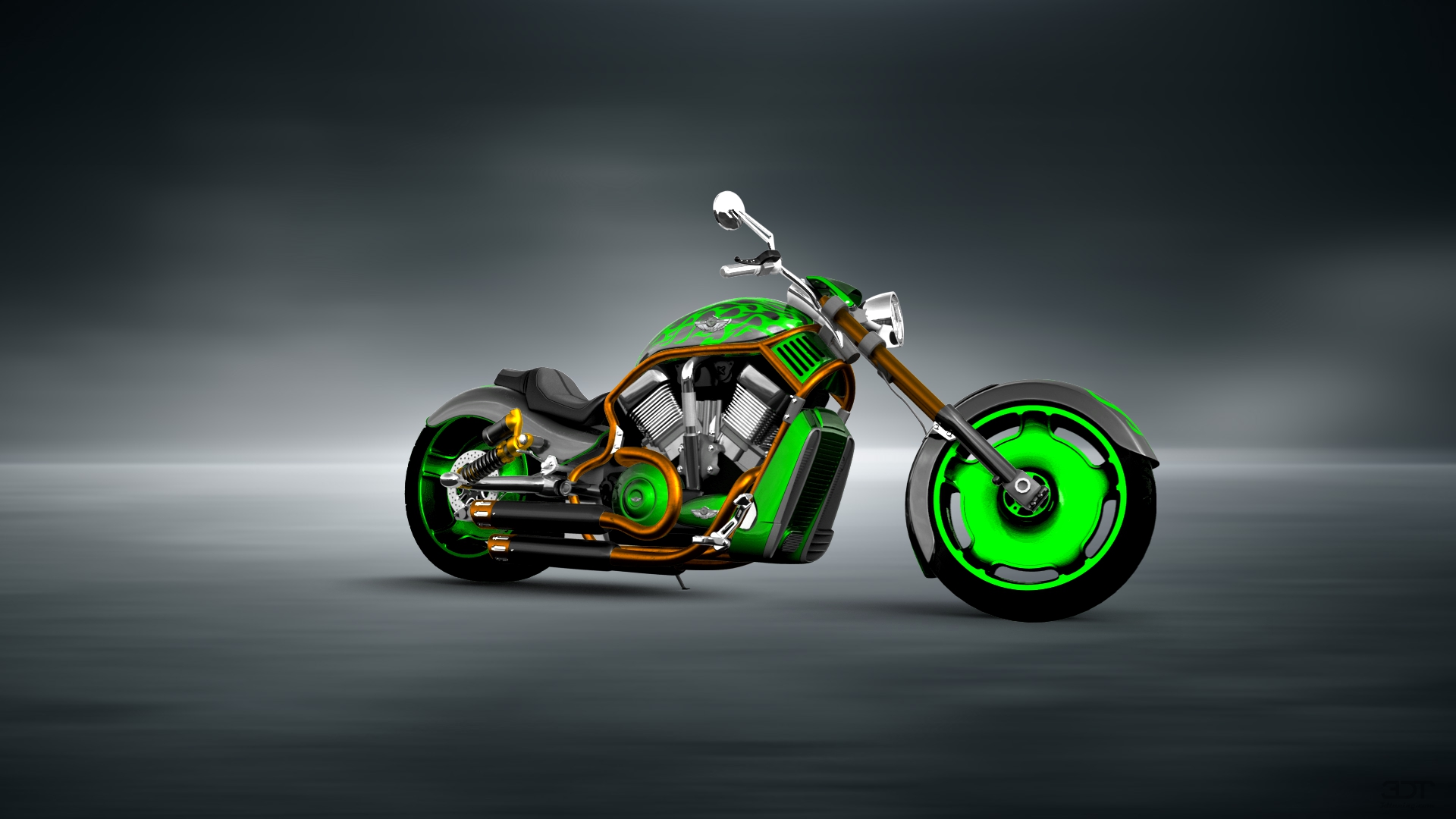 Harley-Davidson Custom Chopper Cruiser 2011