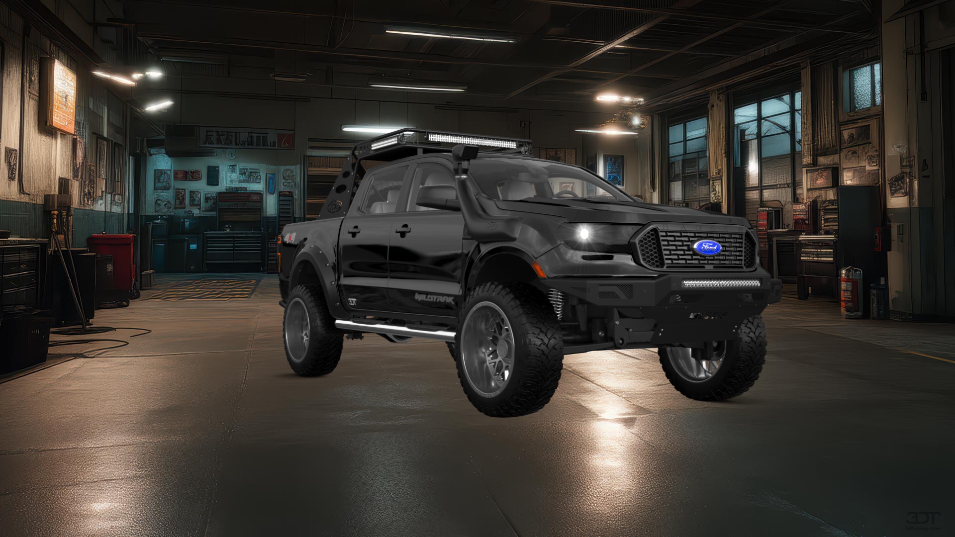 Ford Ranger 4 Door pickup truck 2019 tuning