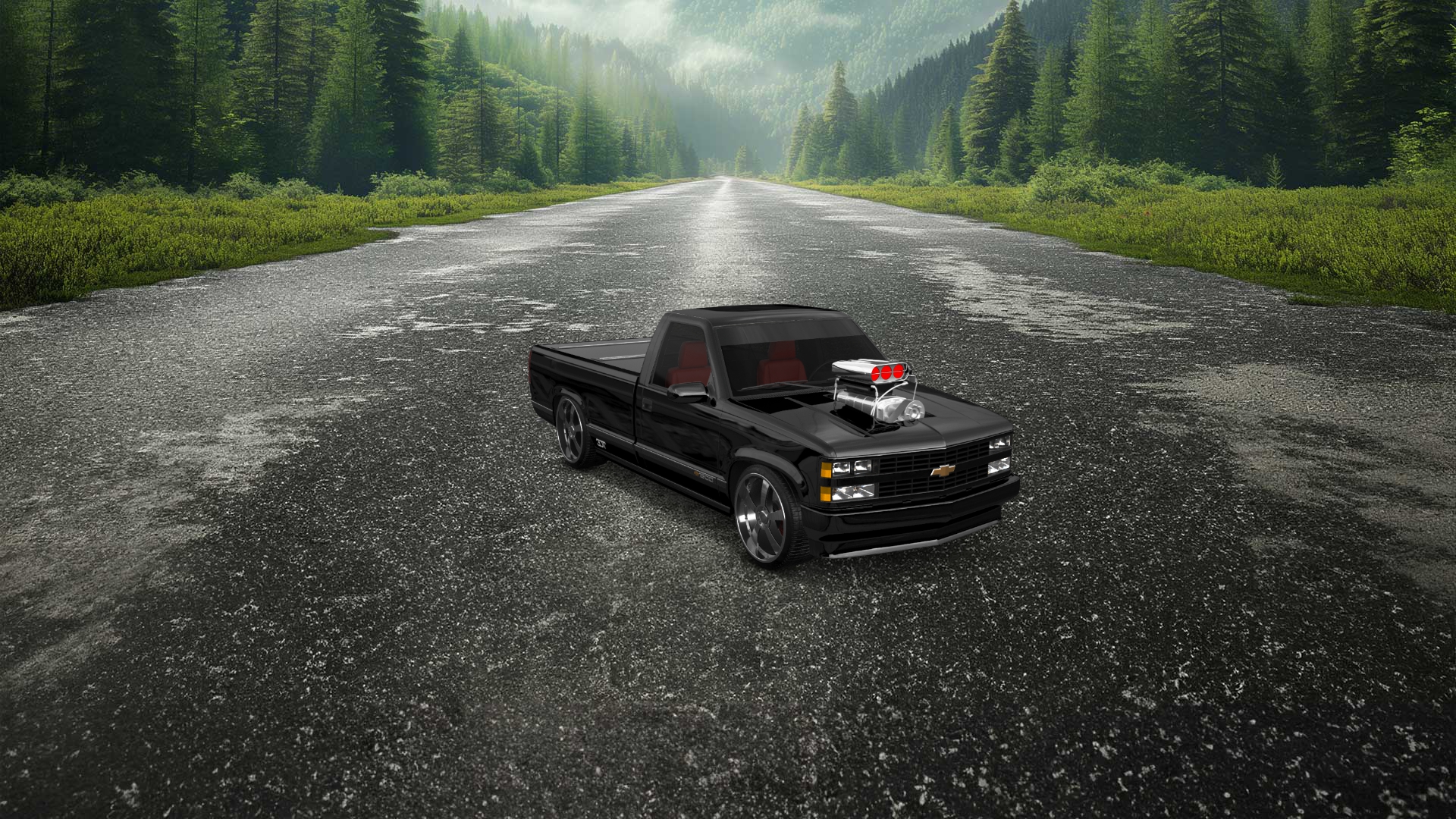 Chevrolet K1500 Regular Cab Fleetside Pickup 1988