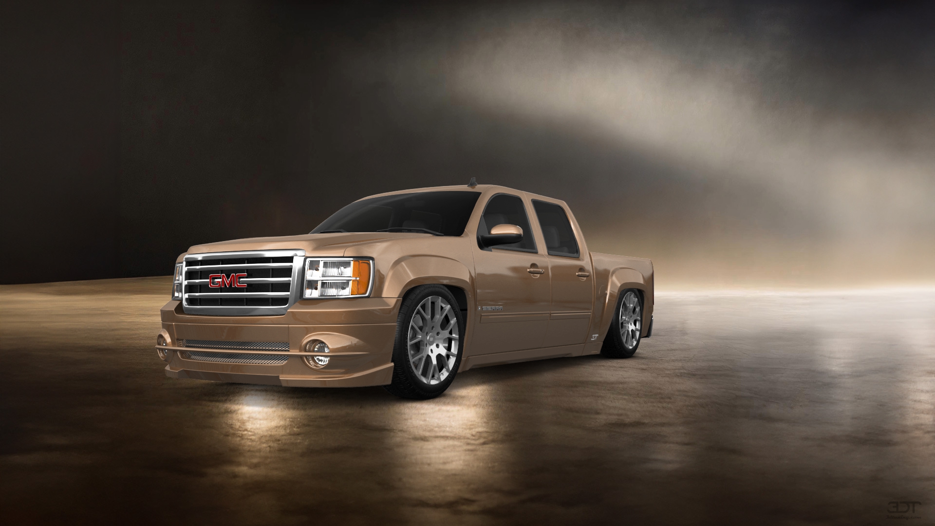 GMC Sierra 1500 Crew Cab 5.8 ft box 4 Door pickup truck 2007 tuning