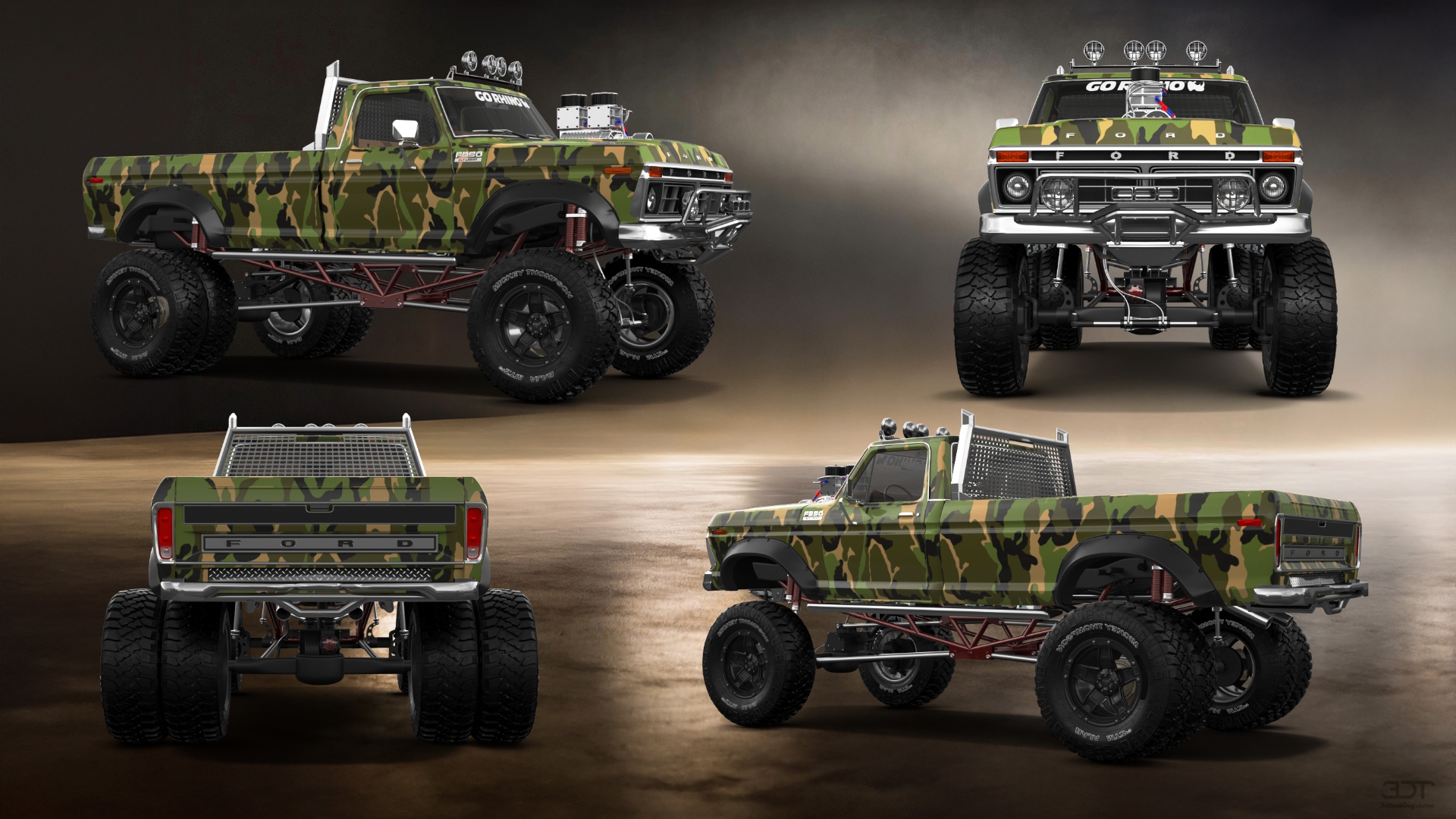 Ford F-350 Dually 2 Door pickup truck 1974