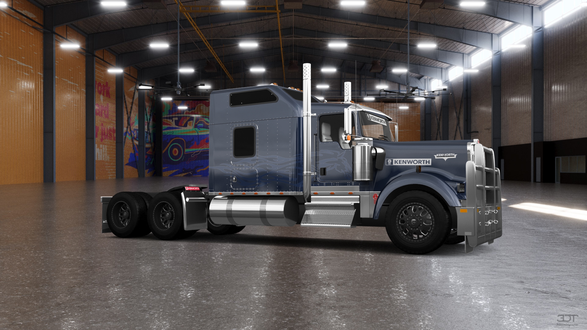 Kenworth W900 Sleeper Cab Truck 2015 이미지