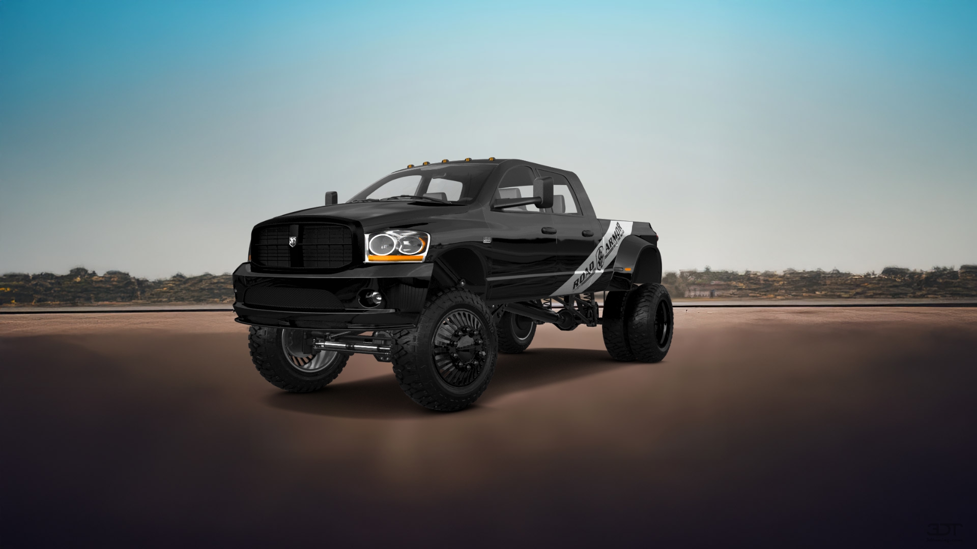 Dodge Ram 3500 Dually 4 Door pickup truck 2007 tuning