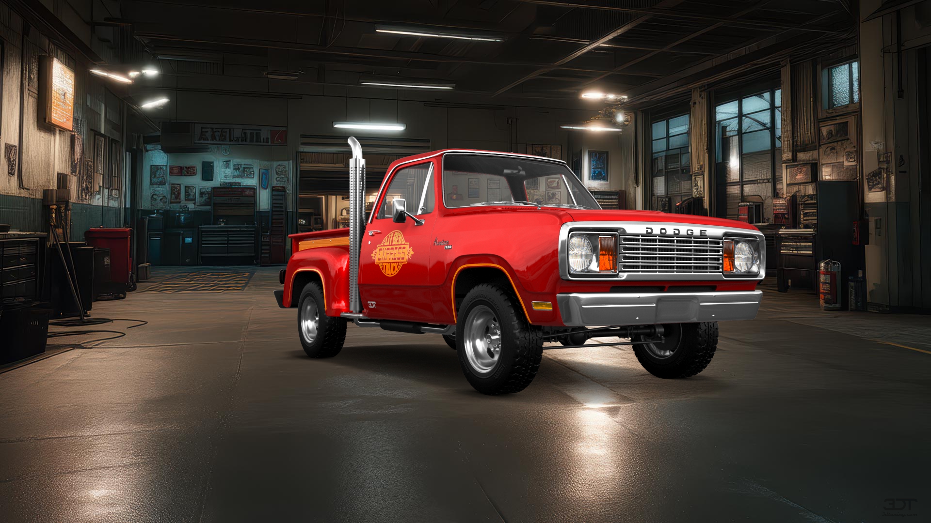 Dodge Lil Red Express 2 Door pickup truck 1978 tuning