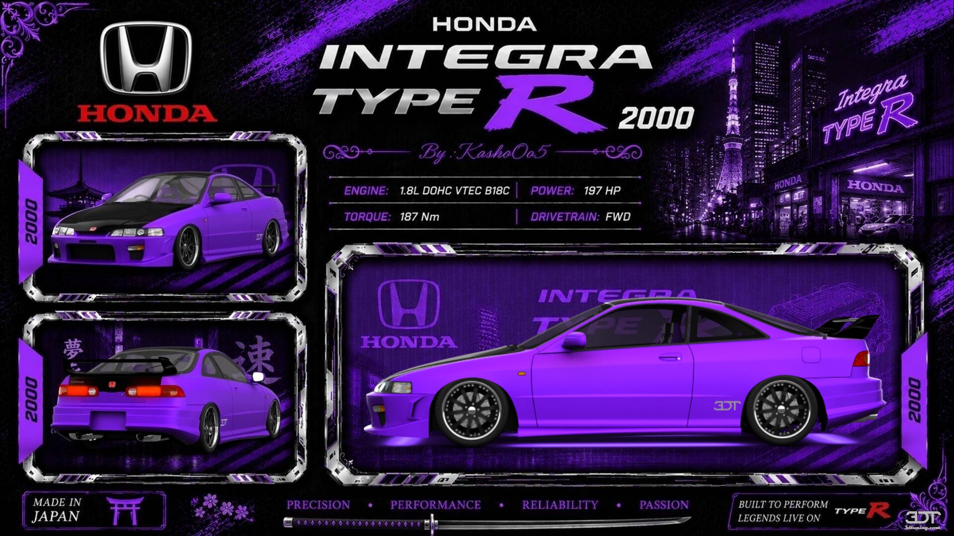 Tuning Honda Integra Type-R Coupe 2000
