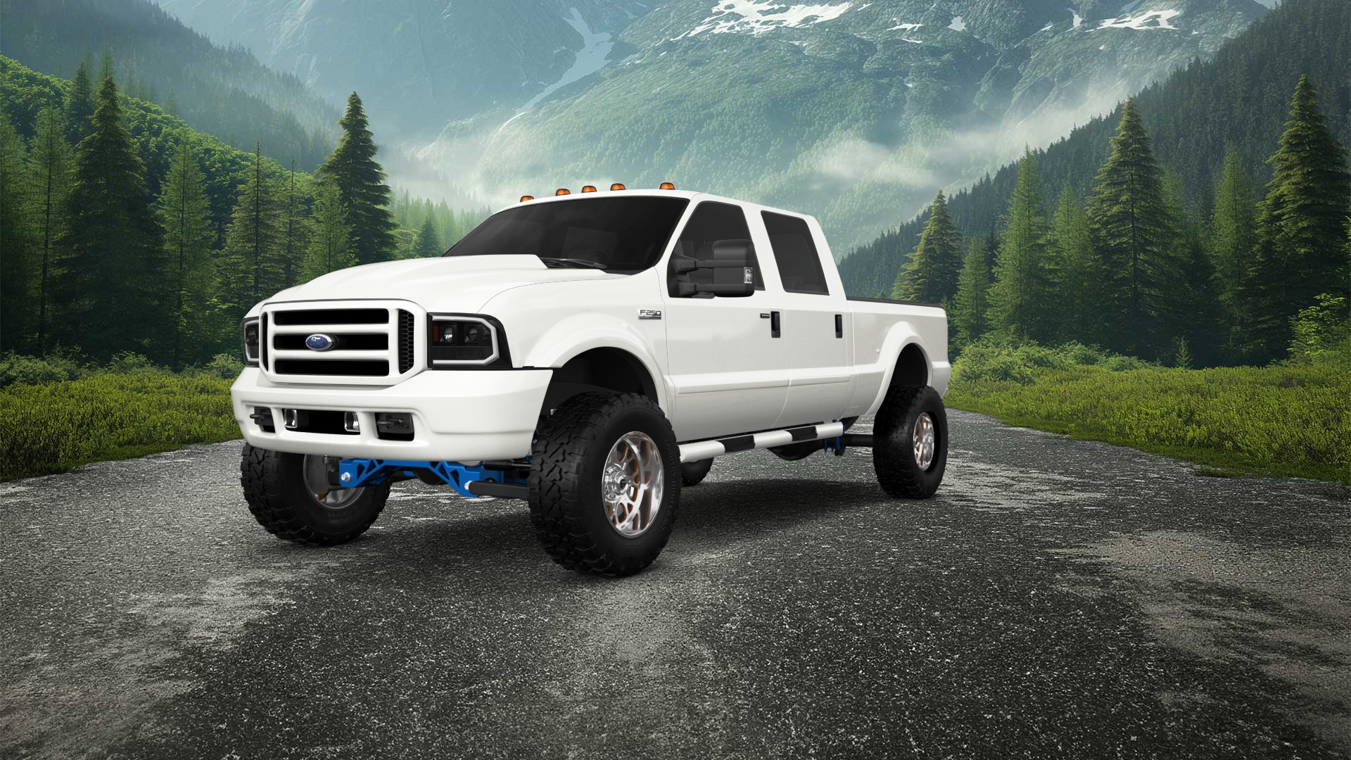 Ford F-250 Crew Cab 4 Door pickup truck 1999 tuning