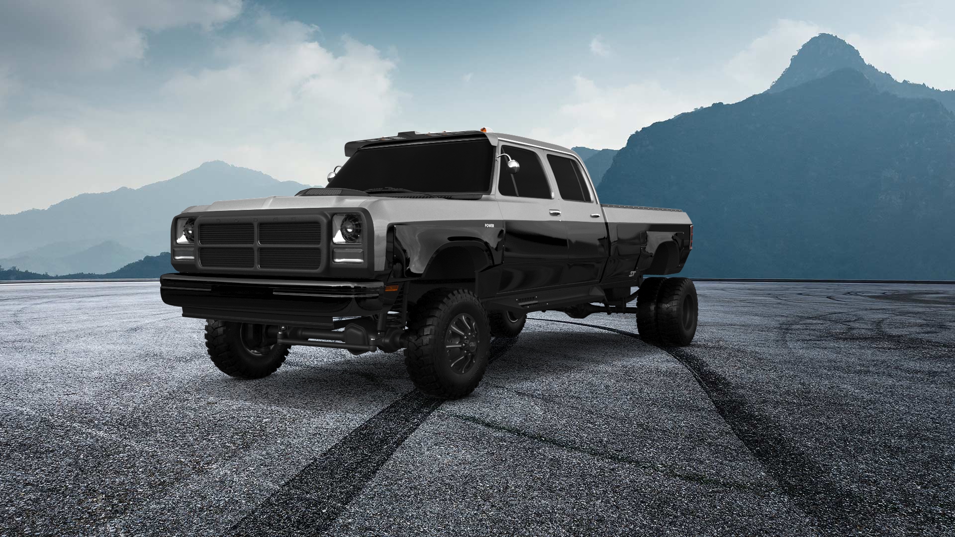 Dodge Ram 350 4 Door pickup truck 1991