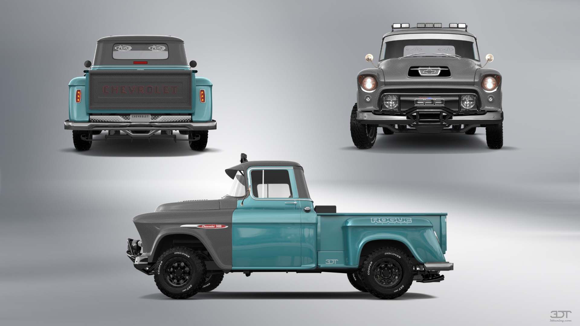 Chevrolet 3100 2 Door pickup truck 1955 tuning