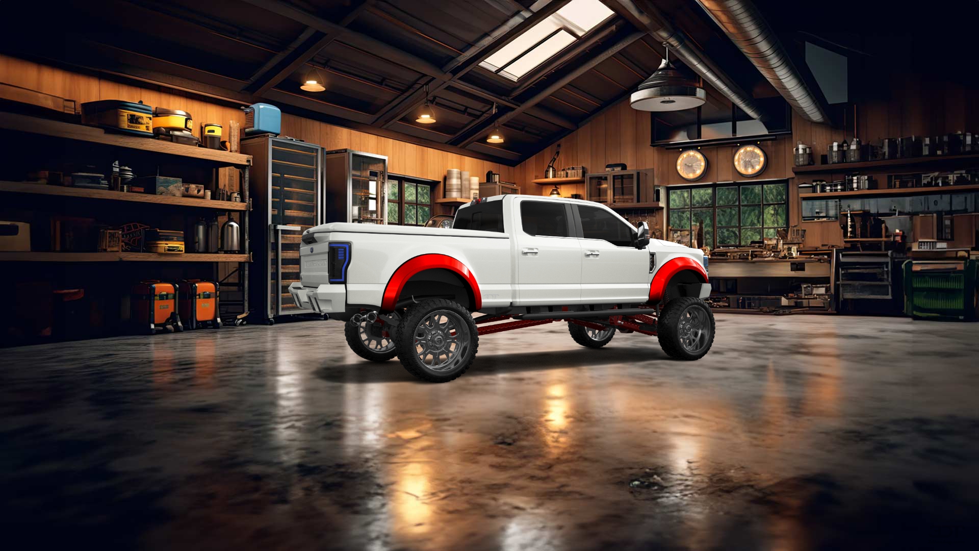 Ford F-250 4 Door pickup truck 2021 tuning