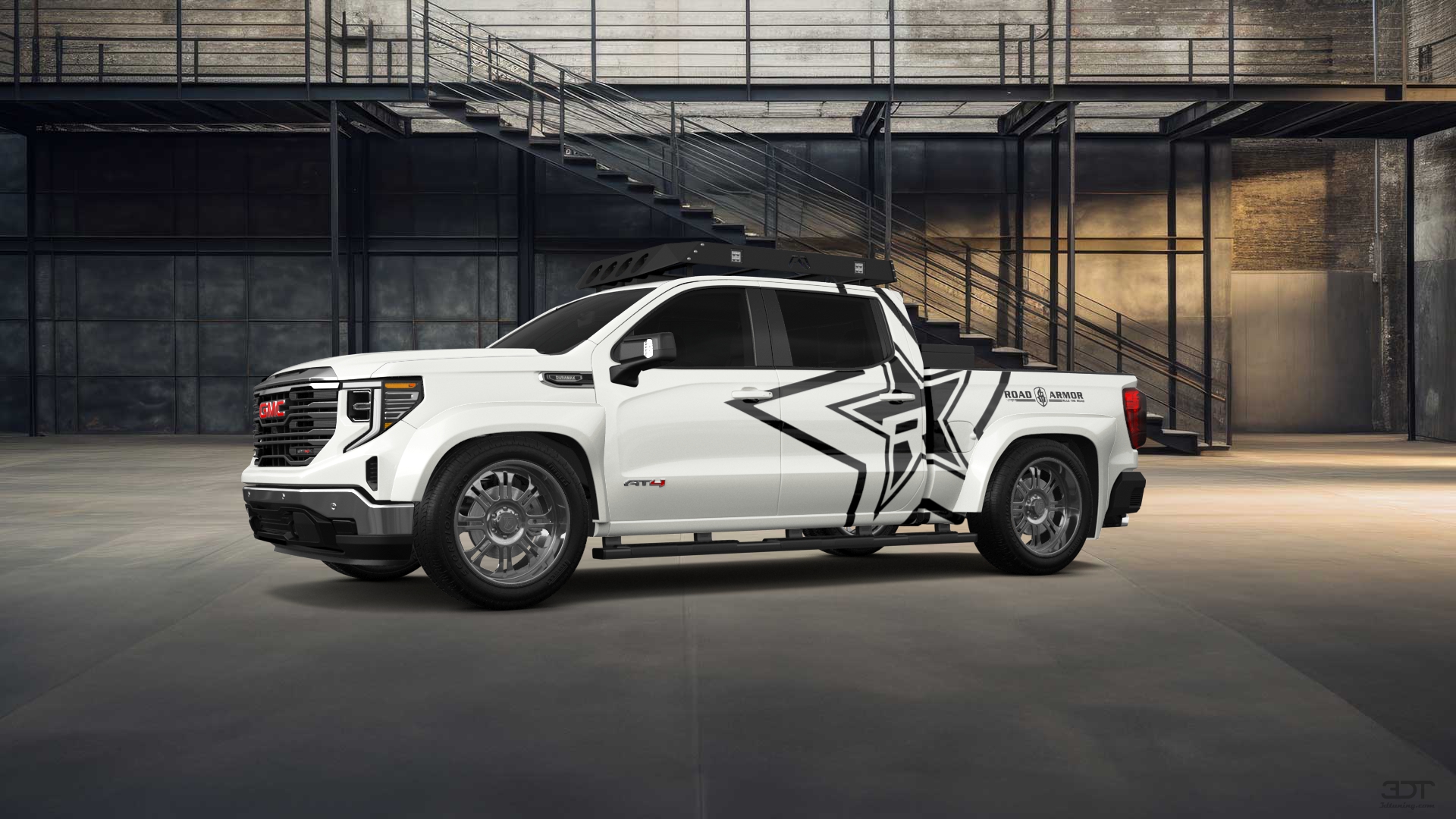 GMC Sierra 1500 Crew Cab 5.8 ft box 4 Door pickup truck 2023 tuning