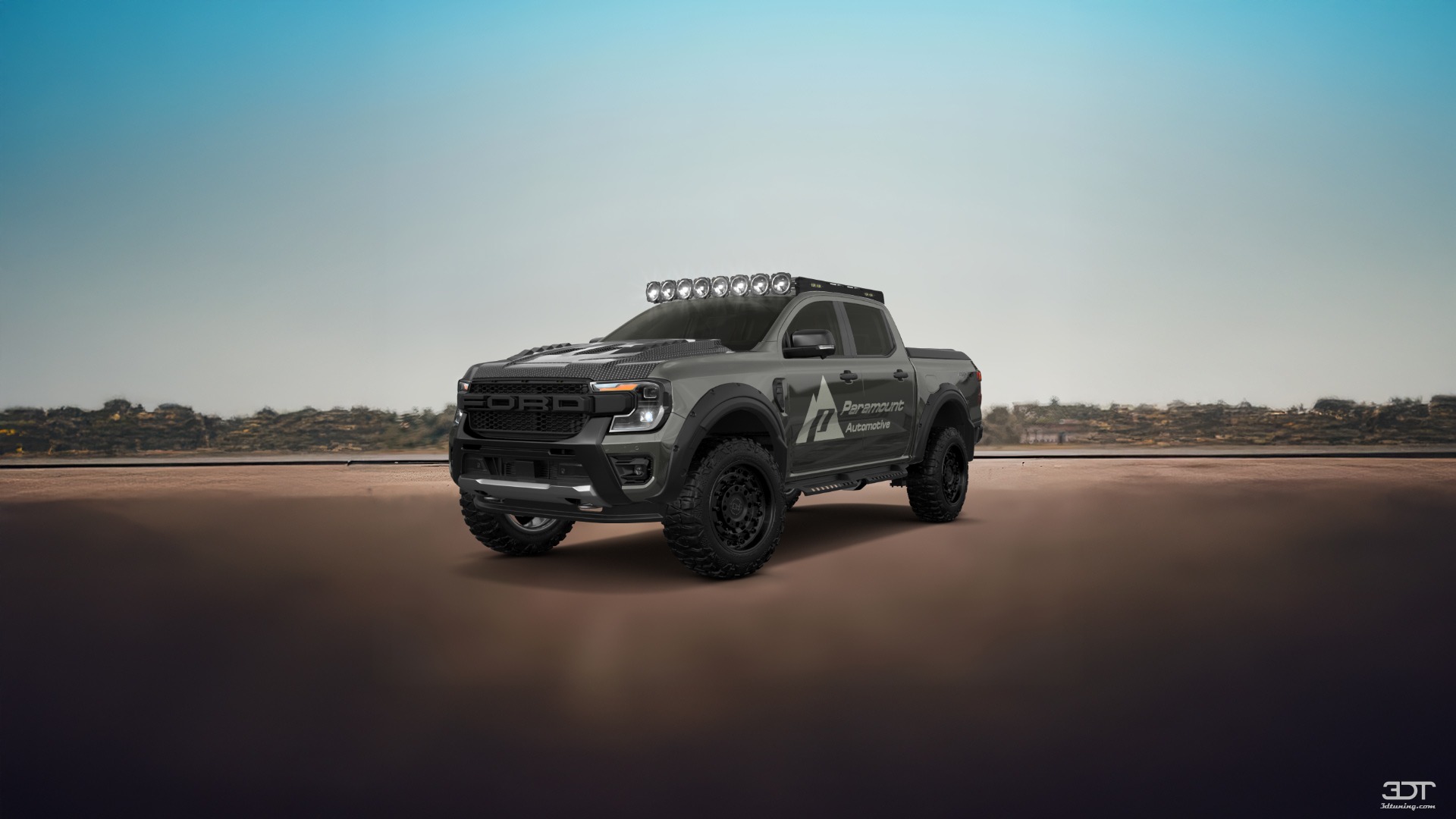 Ford Ranger 4 Door pickup truck 2022 tuning