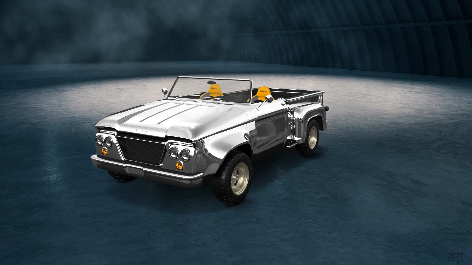 Dodge D-100 Stepside 2 Door pickup truck 1961 tuning